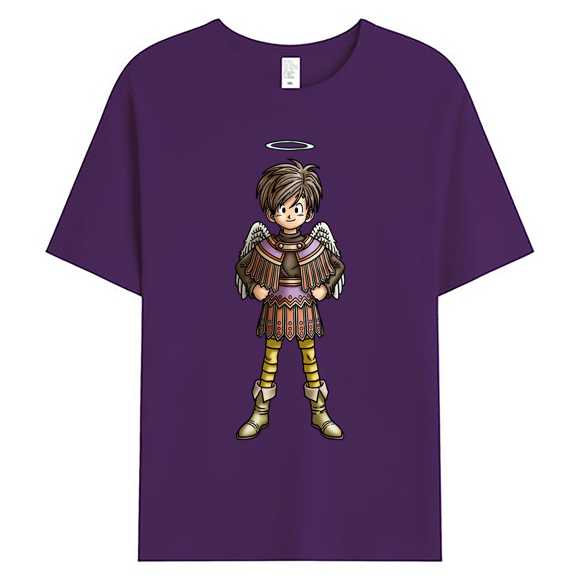 （画像用） ドラゴンクエスト Doragon Kuesuto Dragon Quest 綿100％ メンズ半袖Tシャツ｜肌触りやわらか＆通気性