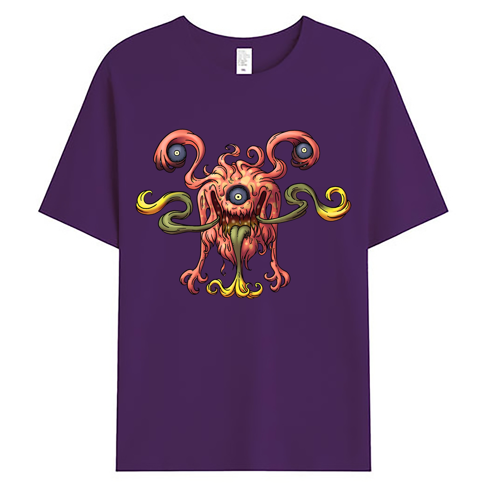 （画像用） ドラゴンクエスト Doragon Kuesuto Dragon Quest 綿100％ メンズ半袖Tシャツ｜肌触りやわらか＆通気性