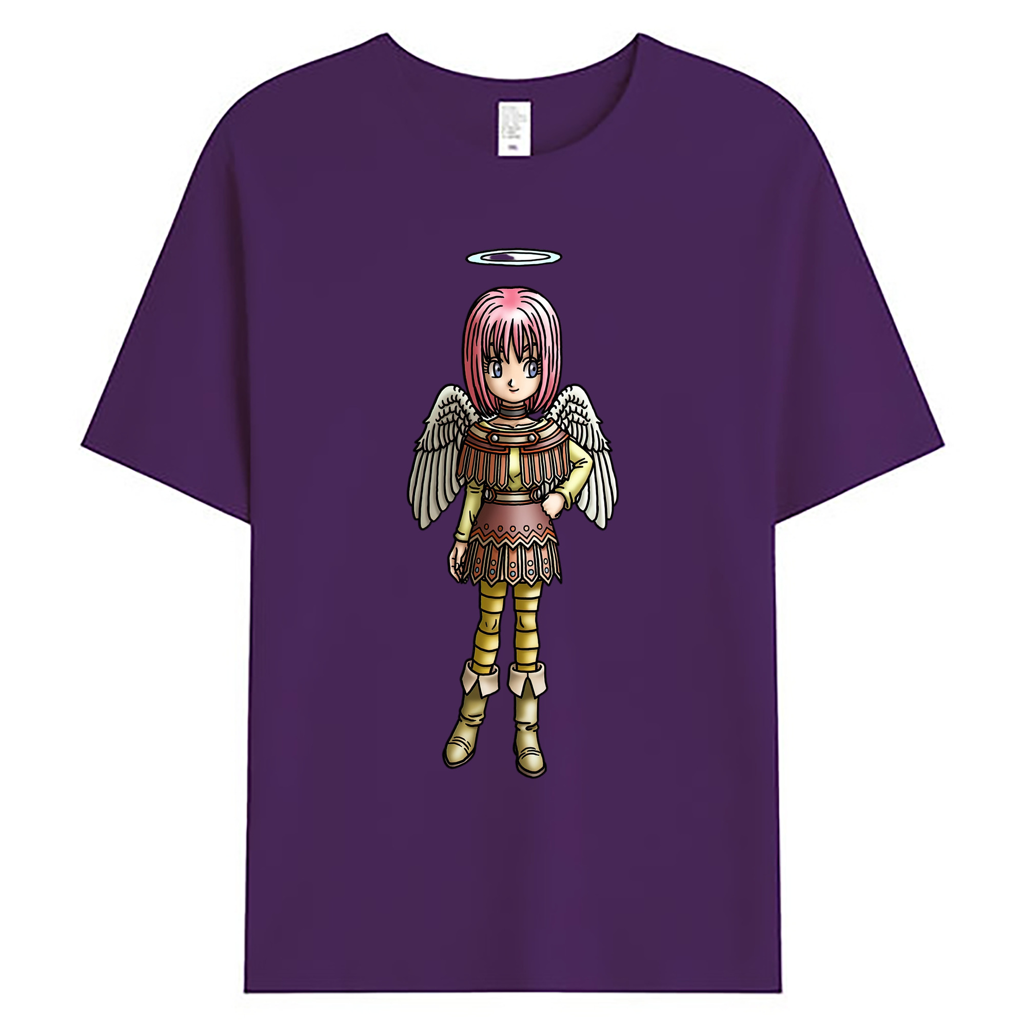 （画像用） ドラゴンクエスト Doragon Kuesuto Dragon Quest 綿100％ メンズ半袖Tシャツ｜肌触りやわらか＆通気性