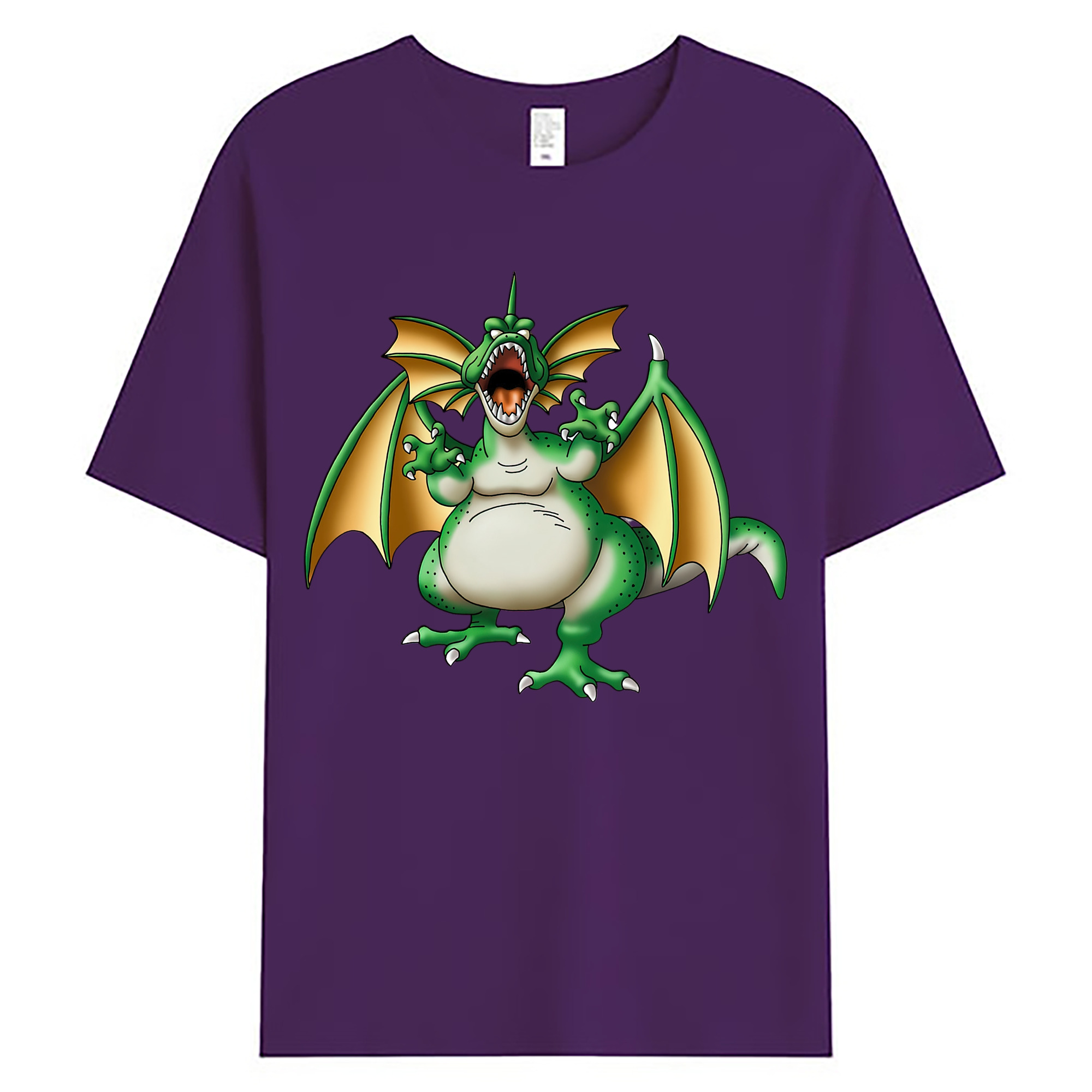 （画像用） ドラゴンクエスト Doragon Kuesuto Dragon Quest 綿100％ メンズ半袖Tシャツ｜肌触りやわらか＆通気性