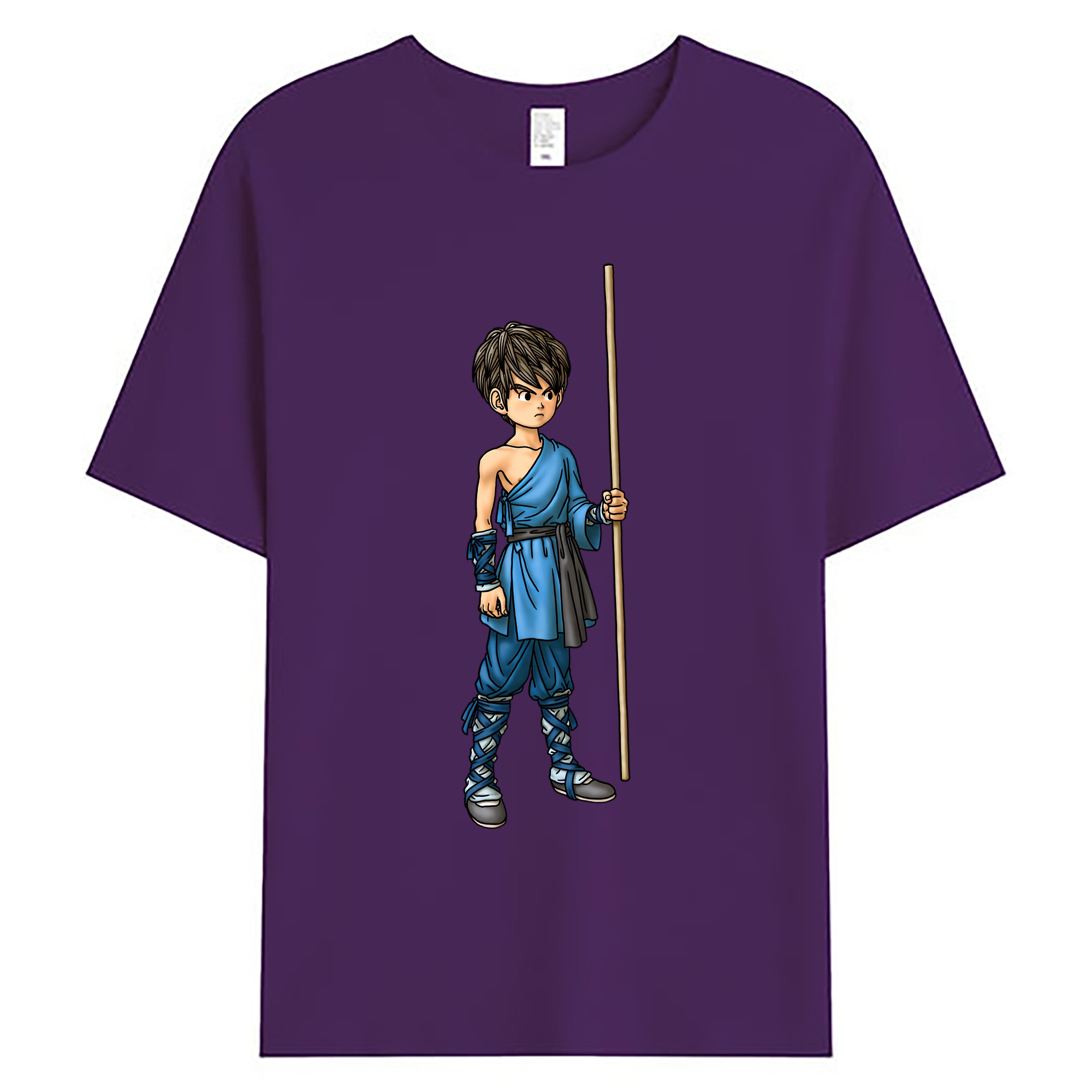 （画像用） ドラゴンクエスト Doragon Kuesuto Dragon Quest 綿100％ メンズ半袖Tシャツ｜肌触りやわらか＆通気性