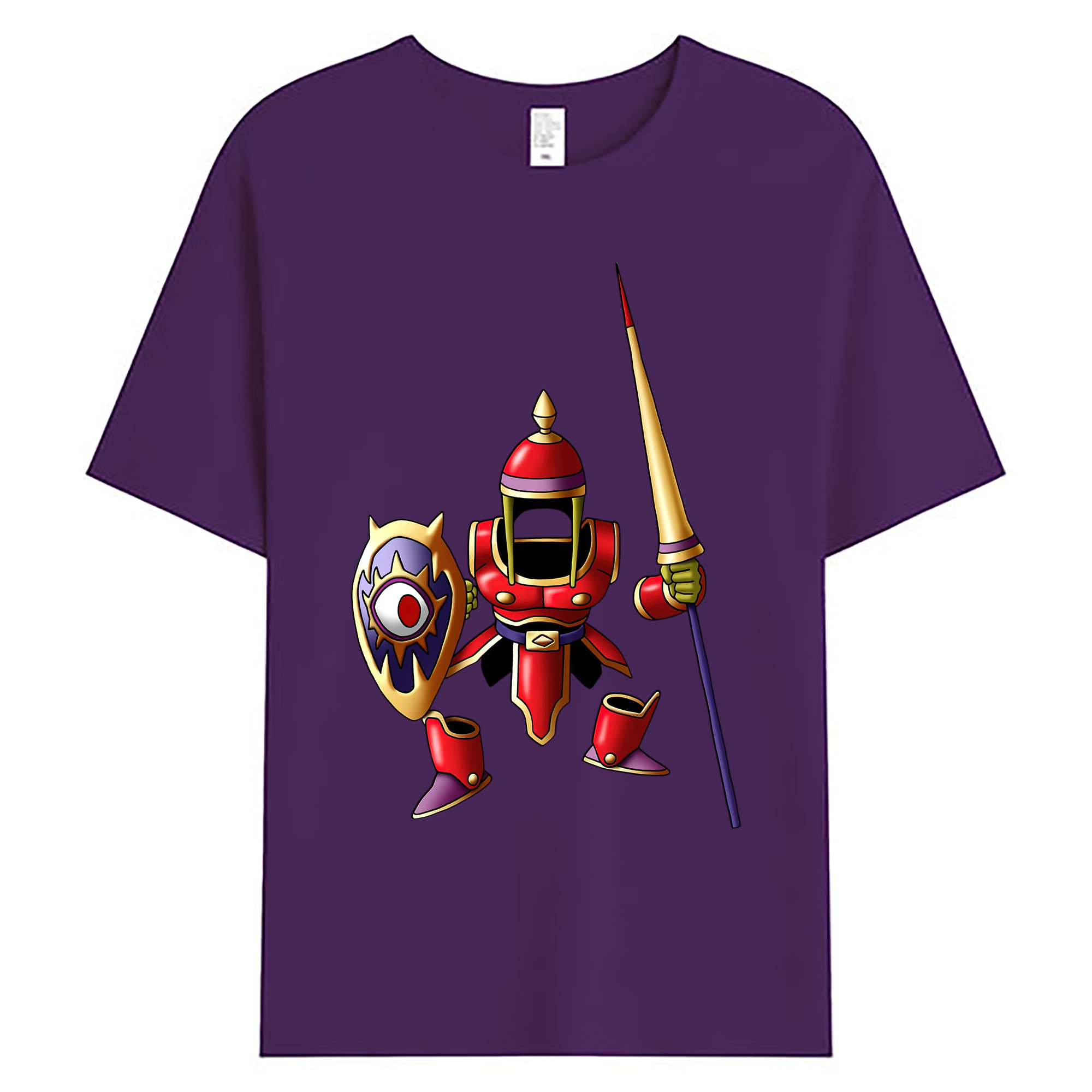 （画像用） ドラゴンクエスト Doragon Kuesuto Dragon Quest 綿100％ メンズ半袖Tシャツ｜肌触りやわらか＆通気性
