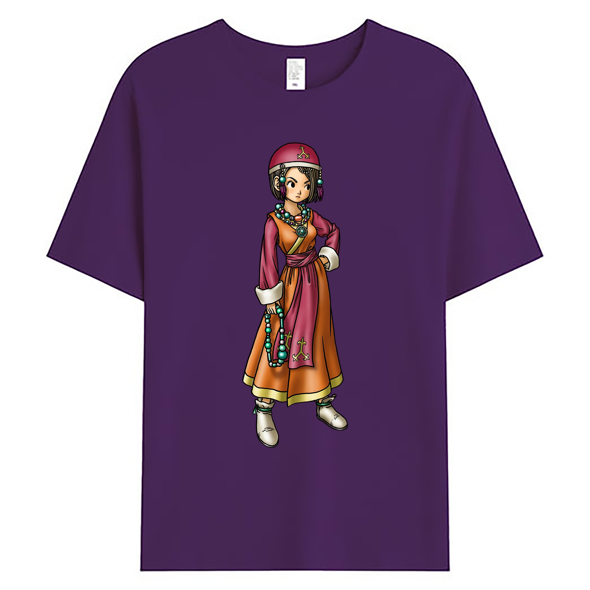 （画像用） ドラゴンクエスト Doragon Kuesuto Dragon Quest 綿100％ メンズ半袖Tシャツ｜肌触りやわらか＆通気性