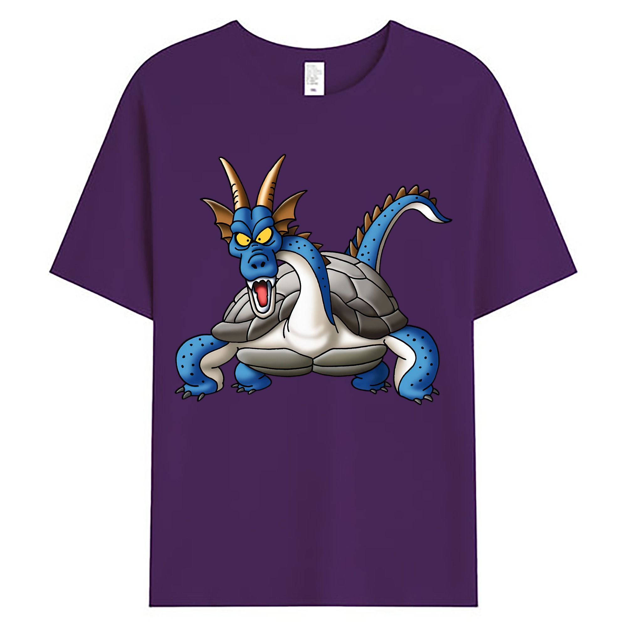 （画像用） ドラゴンクエスト Doragon Kuesuto Dragon Quest 綿100％ メンズ半袖Tシャツ｜肌触りやわらか＆通気性