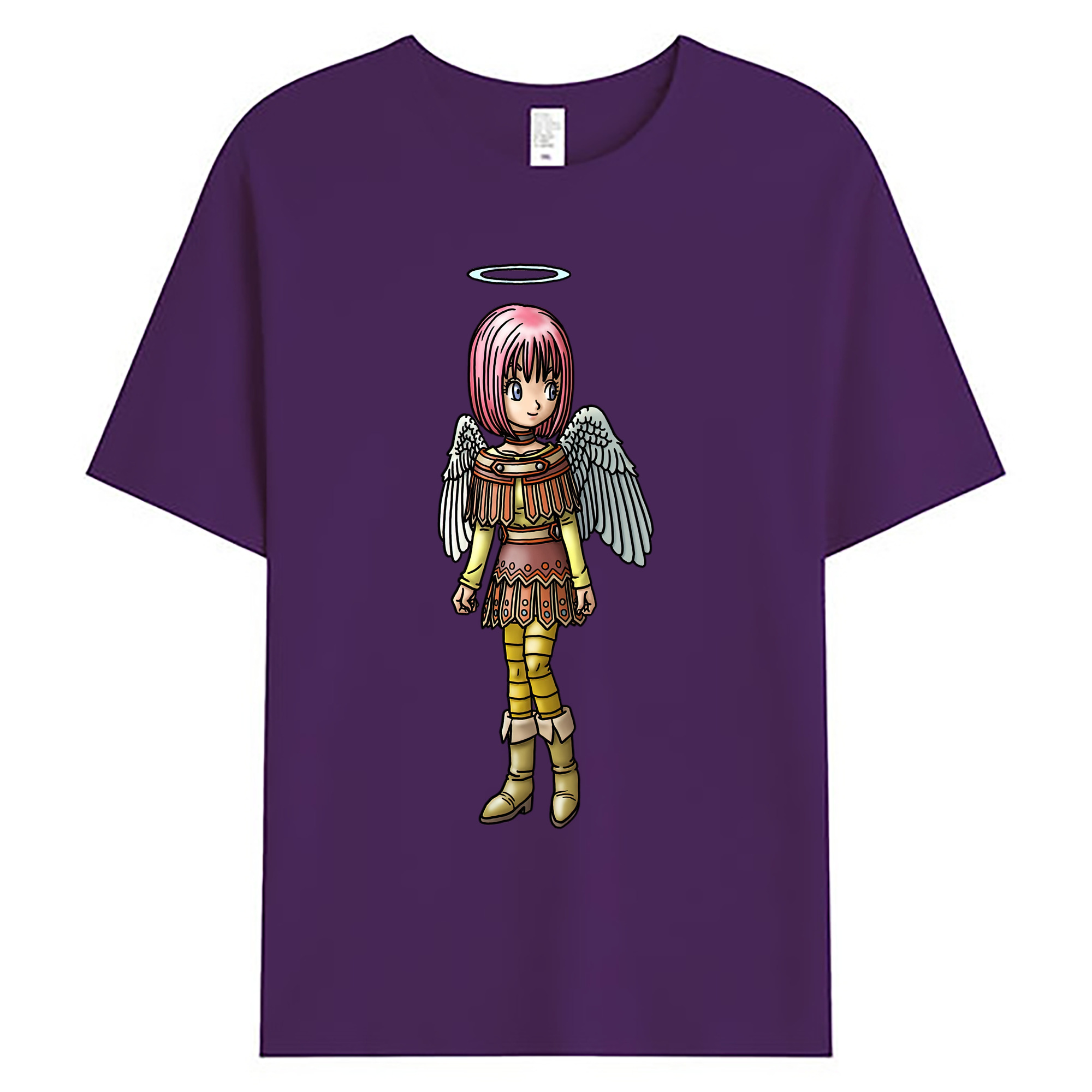 （画像用） ドラゴンクエスト Doragon Kuesuto Dragon Quest 綿100％ メンズ半袖Tシャツ｜肌触りやわらか＆通気性