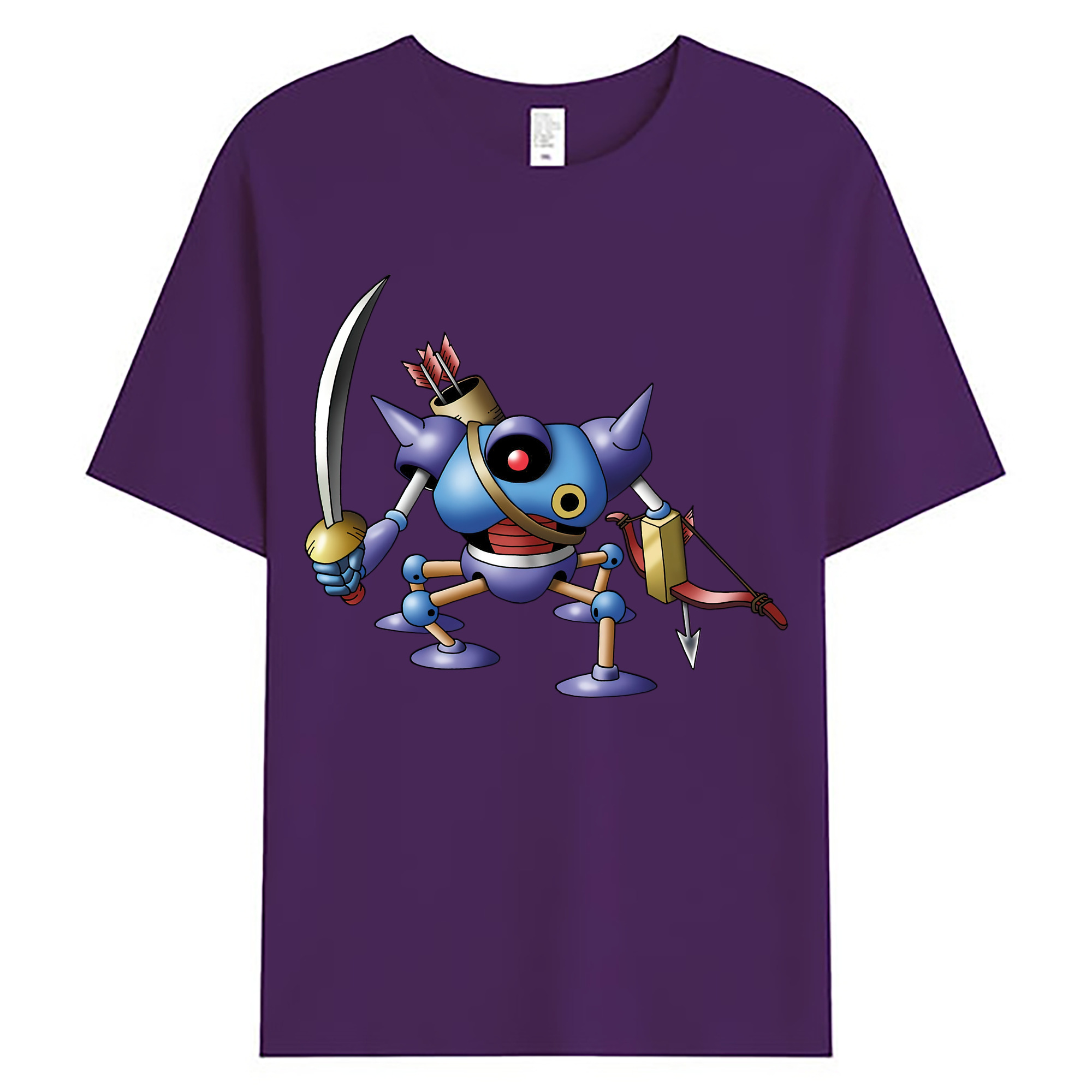（画像用） ドラゴンクエスト Doragon Kuesuto Dragon Quest 綿100％ メンズ半袖Tシャツ｜肌触りやわらか＆通気性