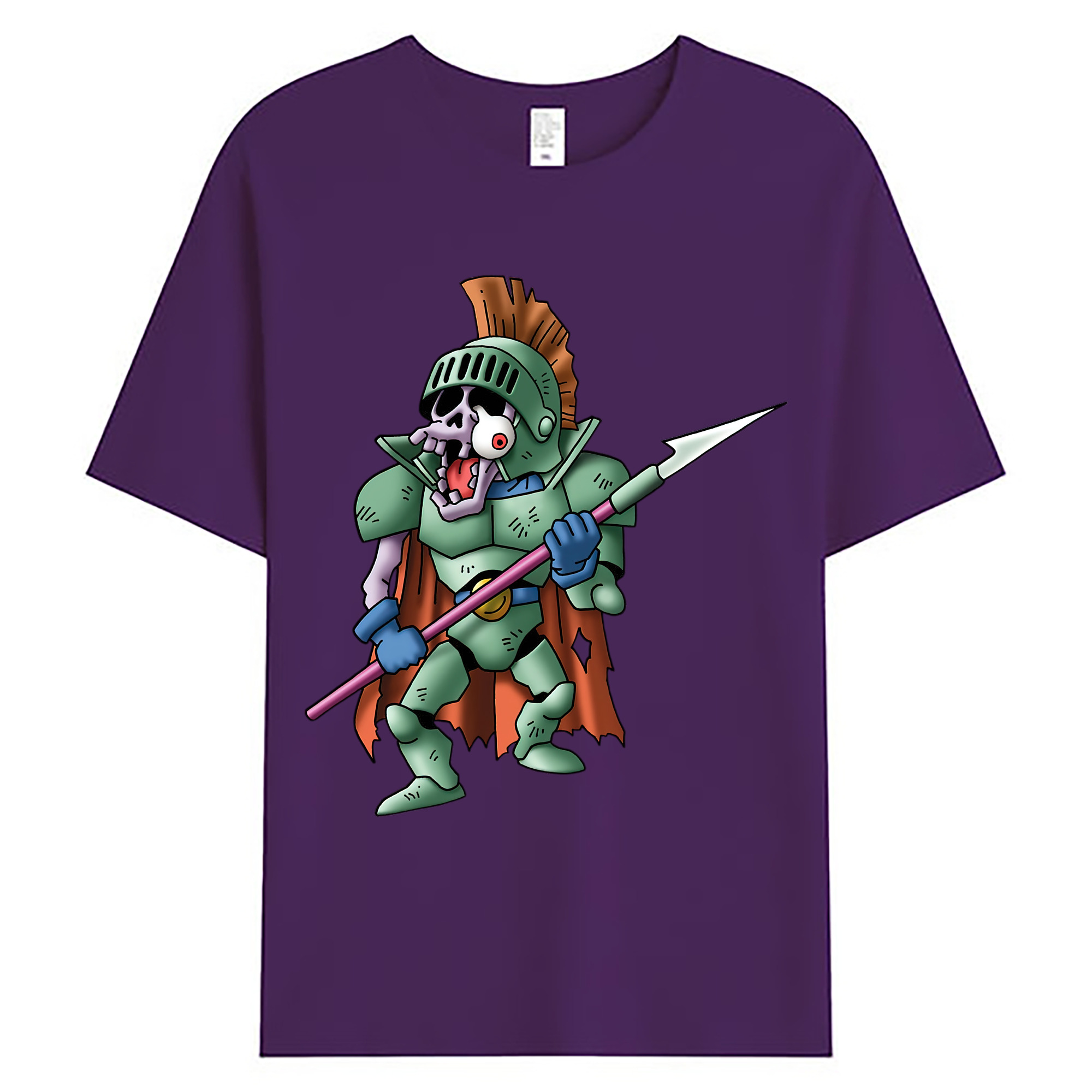 （画像用） ドラゴンクエスト Doragon Kuesuto Dragon Quest 綿100％ メンズ半袖Tシャツ｜肌触りやわらか＆通気性