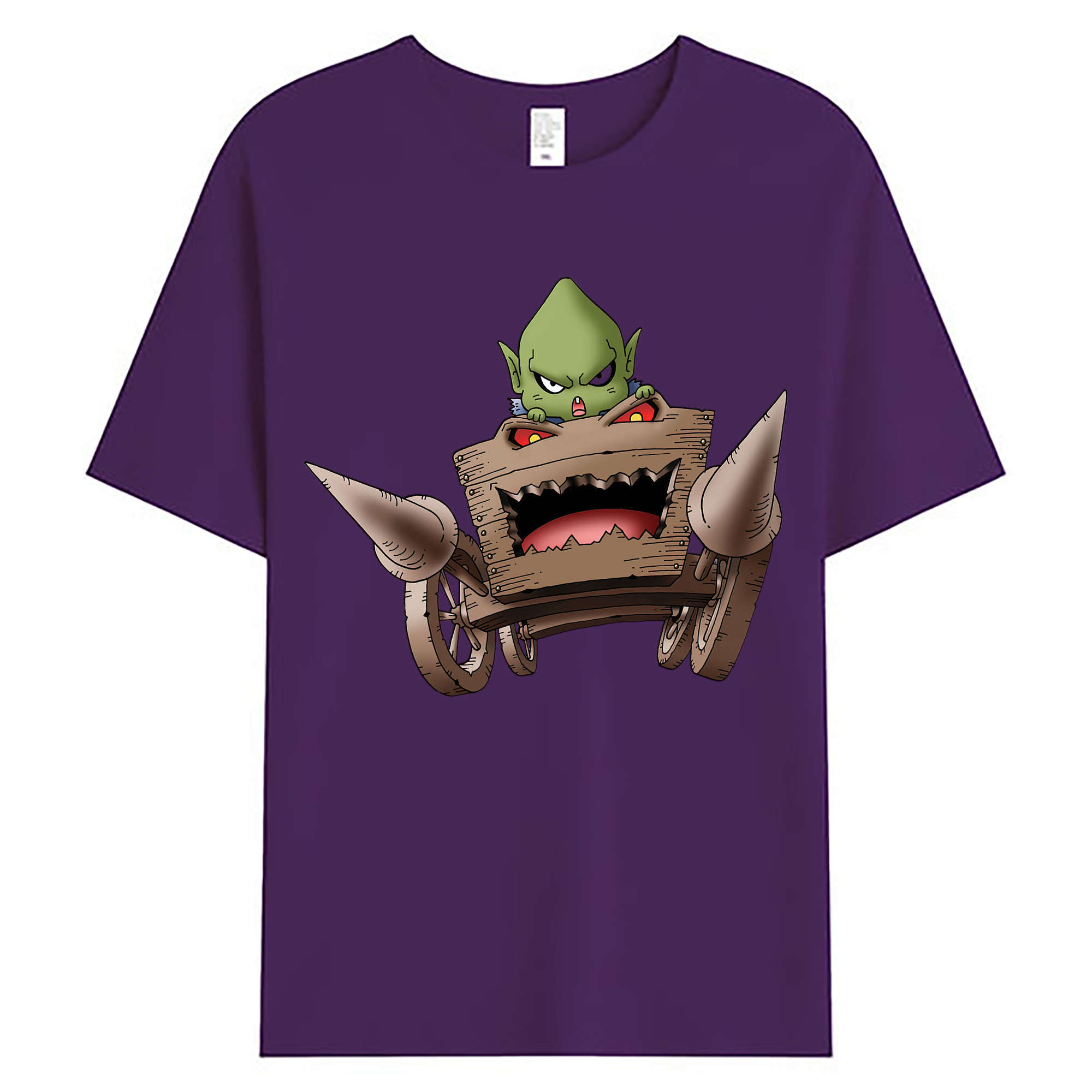（画像用） ドラゴンクエスト Doragon Kuesuto Dragon Quest 綿100％ メンズ半袖Tシャツ｜肌触りやわらか＆通気性