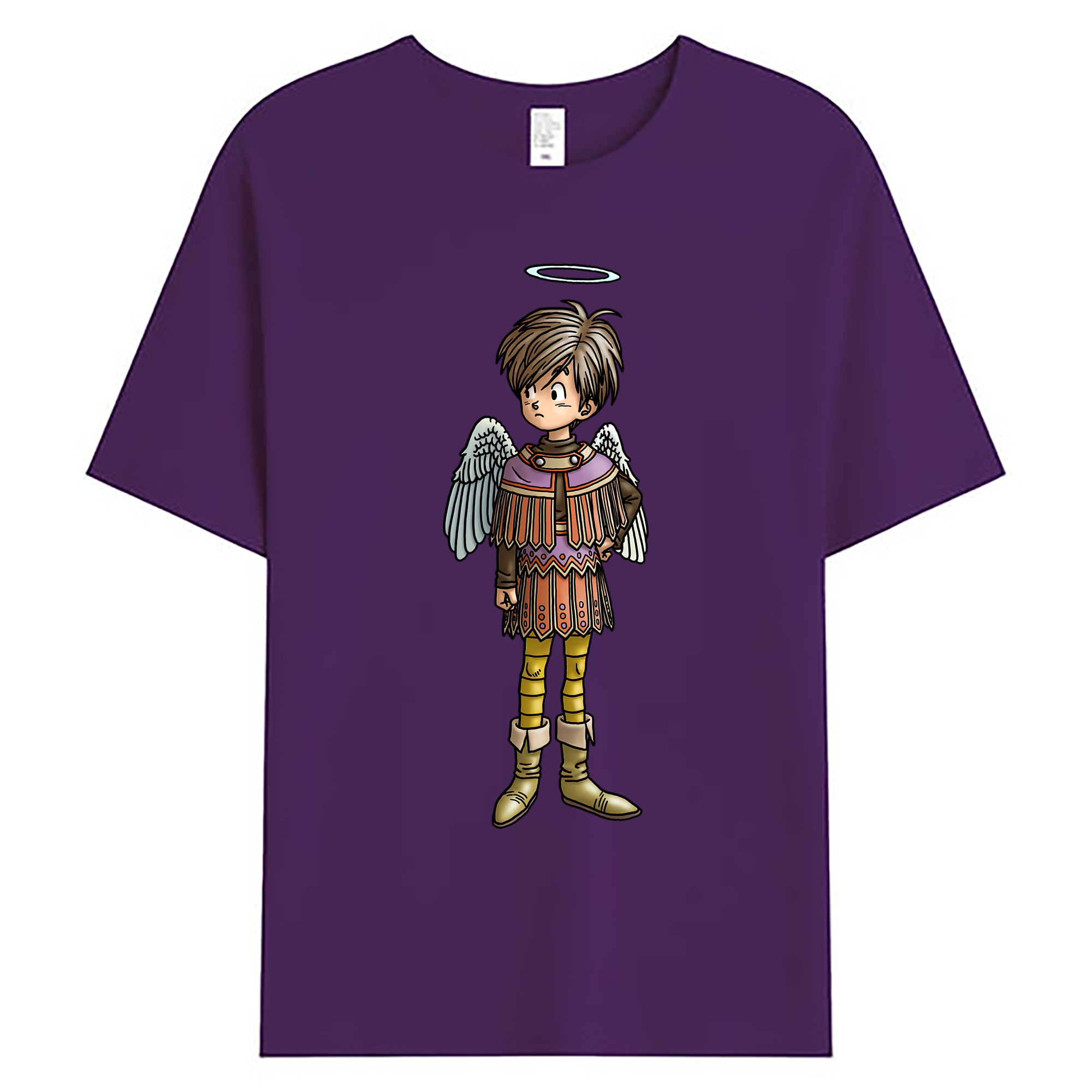 （画像用） ドラゴンクエスト Doragon Kuesuto Dragon Quest 綿100％ メンズ半袖Tシャツ｜肌触りやわらか＆通気性