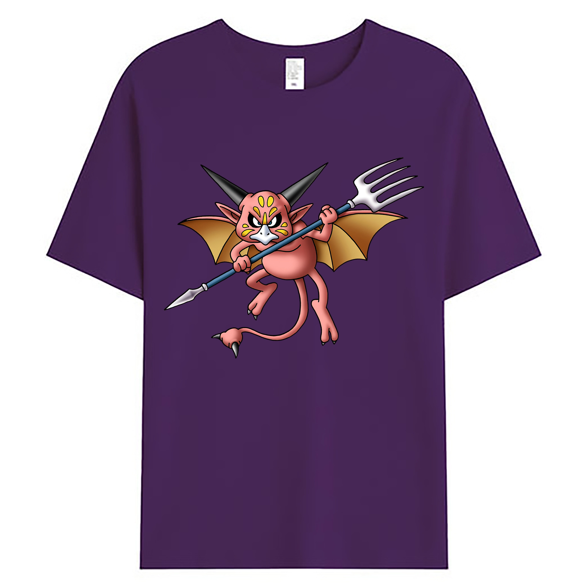 （画像用） ドラゴンクエスト Doragon Kuesuto Dragon Quest 綿100％ メンズ半袖Tシャツ｜肌触りやわらか＆通気性