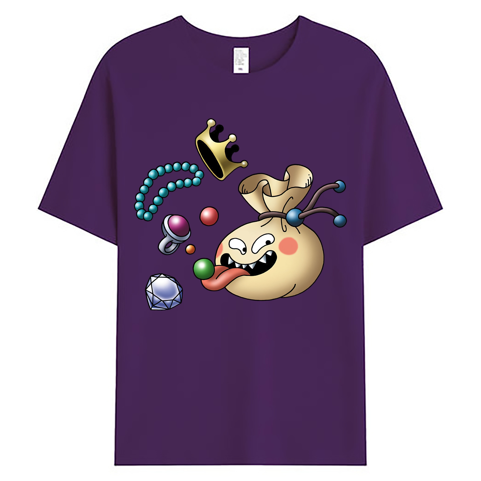 （画像用） ドラゴンクエスト Doragon Kuesuto Dragon Quest 綿100％ メンズ半袖Tシャツ｜肌触りやわらか＆通気性