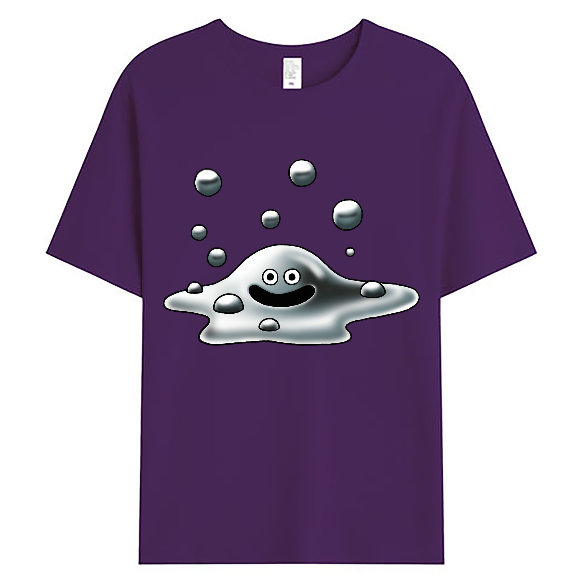 （画像用） ドラゴンクエスト Doragon Kuesuto Dragon Quest 綿100％ メンズ半袖Tシャツ｜肌触りやわらか＆通気性