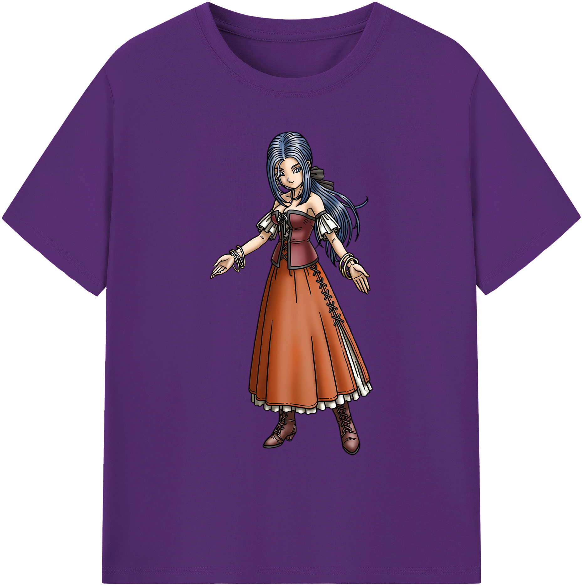 （画像用） ドラゴンクエスト Doragon Kuesuto Dragon Quest 綿100％ メンズ半袖Tシャツ｜肌触りやわらか＆通気性