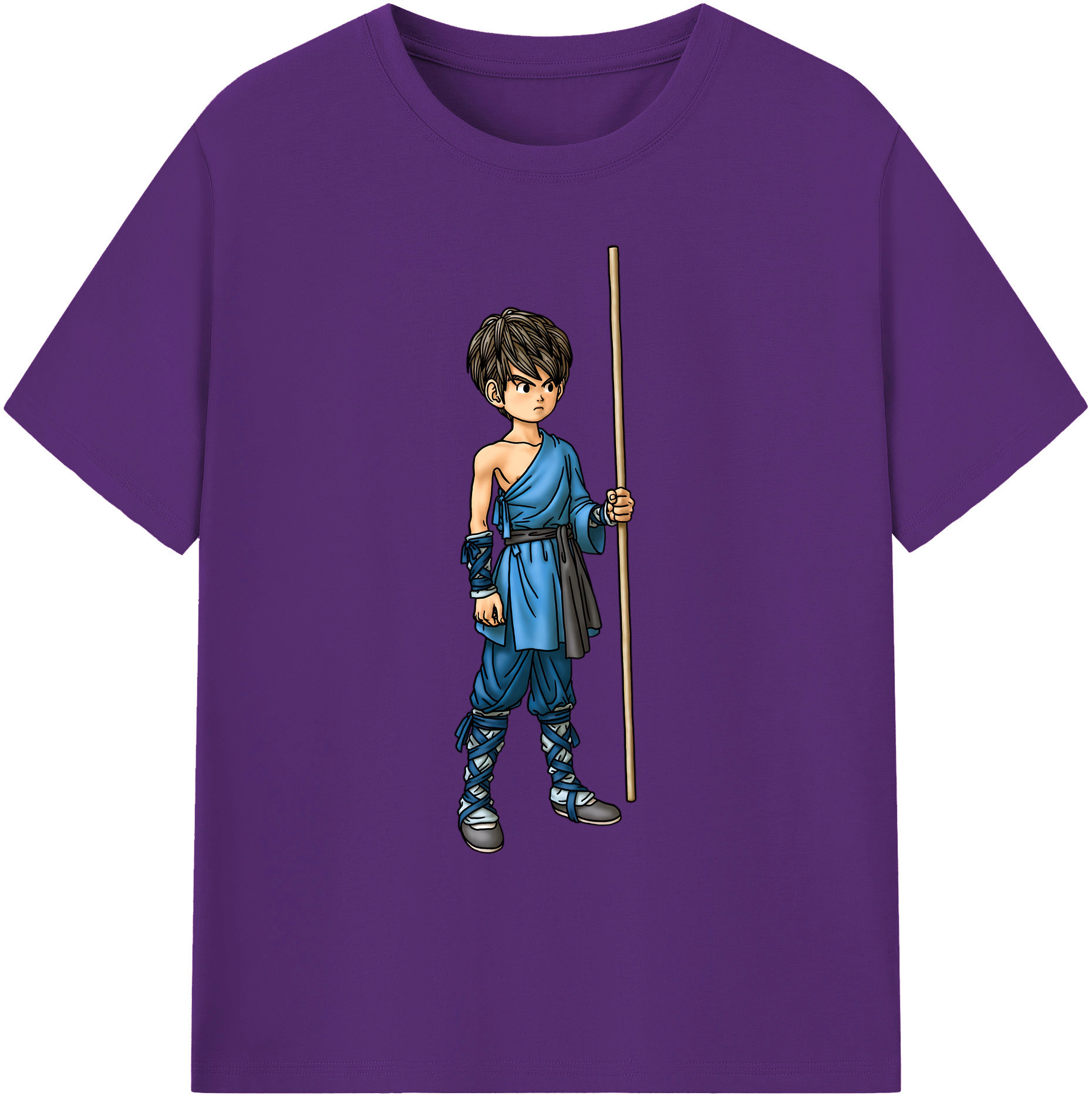 （画像用） ドラゴンクエスト Doragon Kuesuto Dragon Quest 綿100％ メンズ半袖Tシャツ｜肌触りやわらか＆通気性