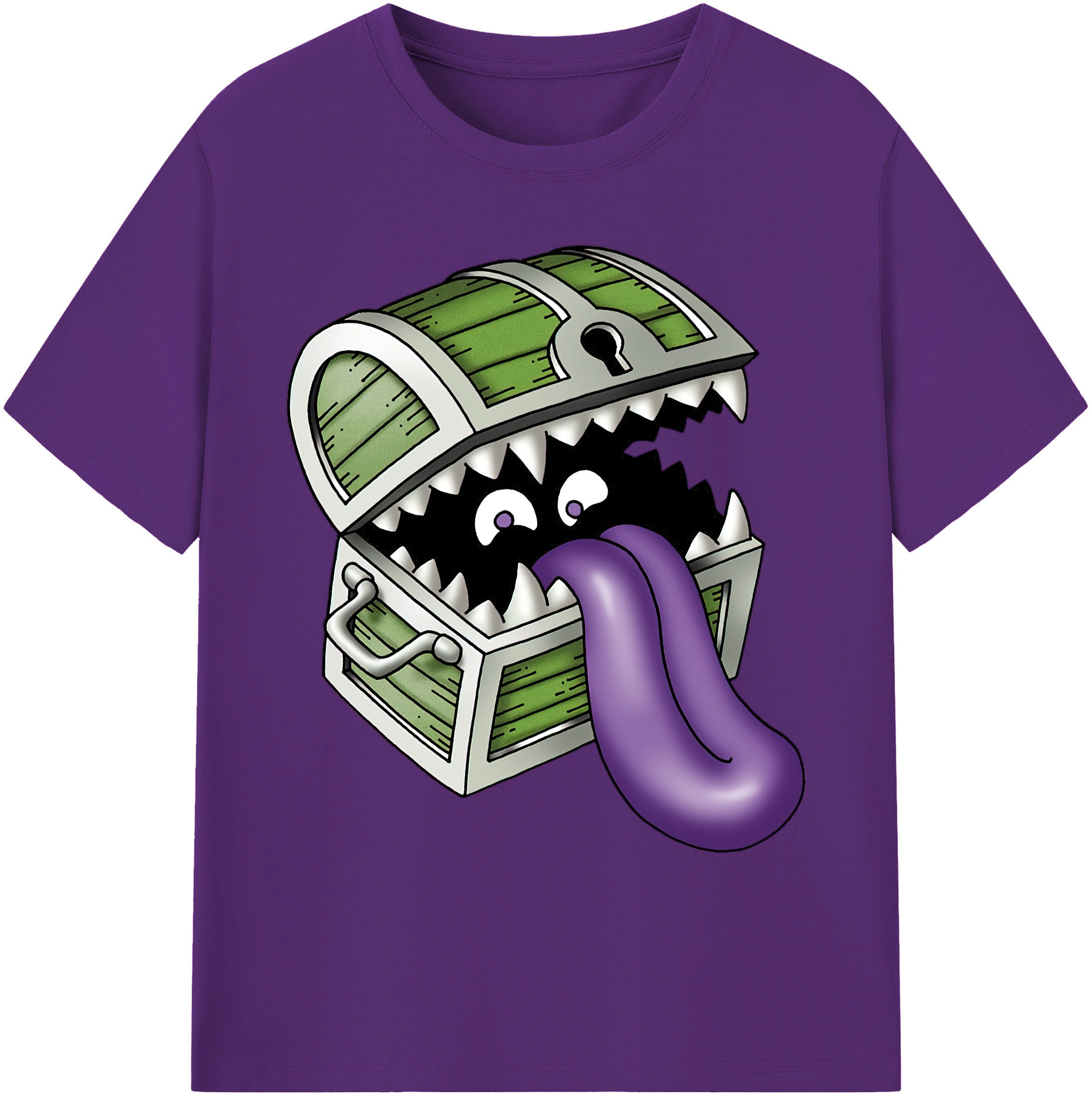 （画像用） ドラゴンクエスト Doragon Kuesuto Dragon Quest 綿100％ メンズ半袖Tシャツ｜肌触りやわらか＆通気性