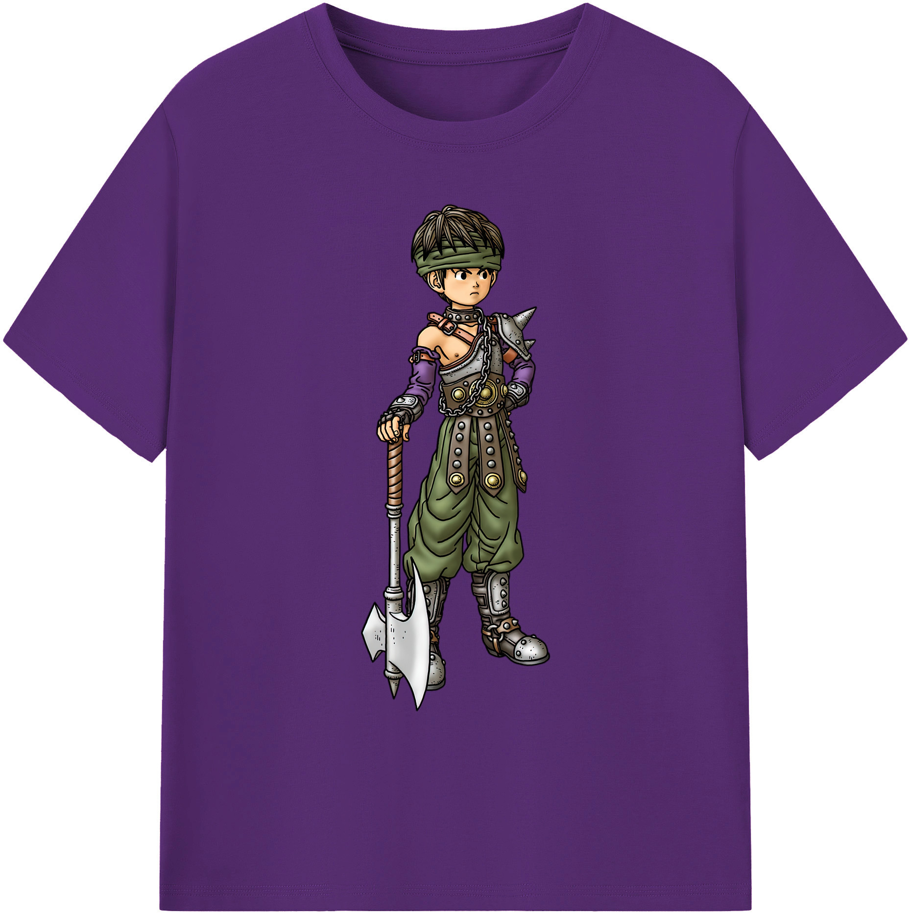 （画像用） ドラゴンクエスト Doragon Kuesuto Dragon Quest 綿100％ メンズ半袖Tシャツ｜肌触りやわらか＆通気性