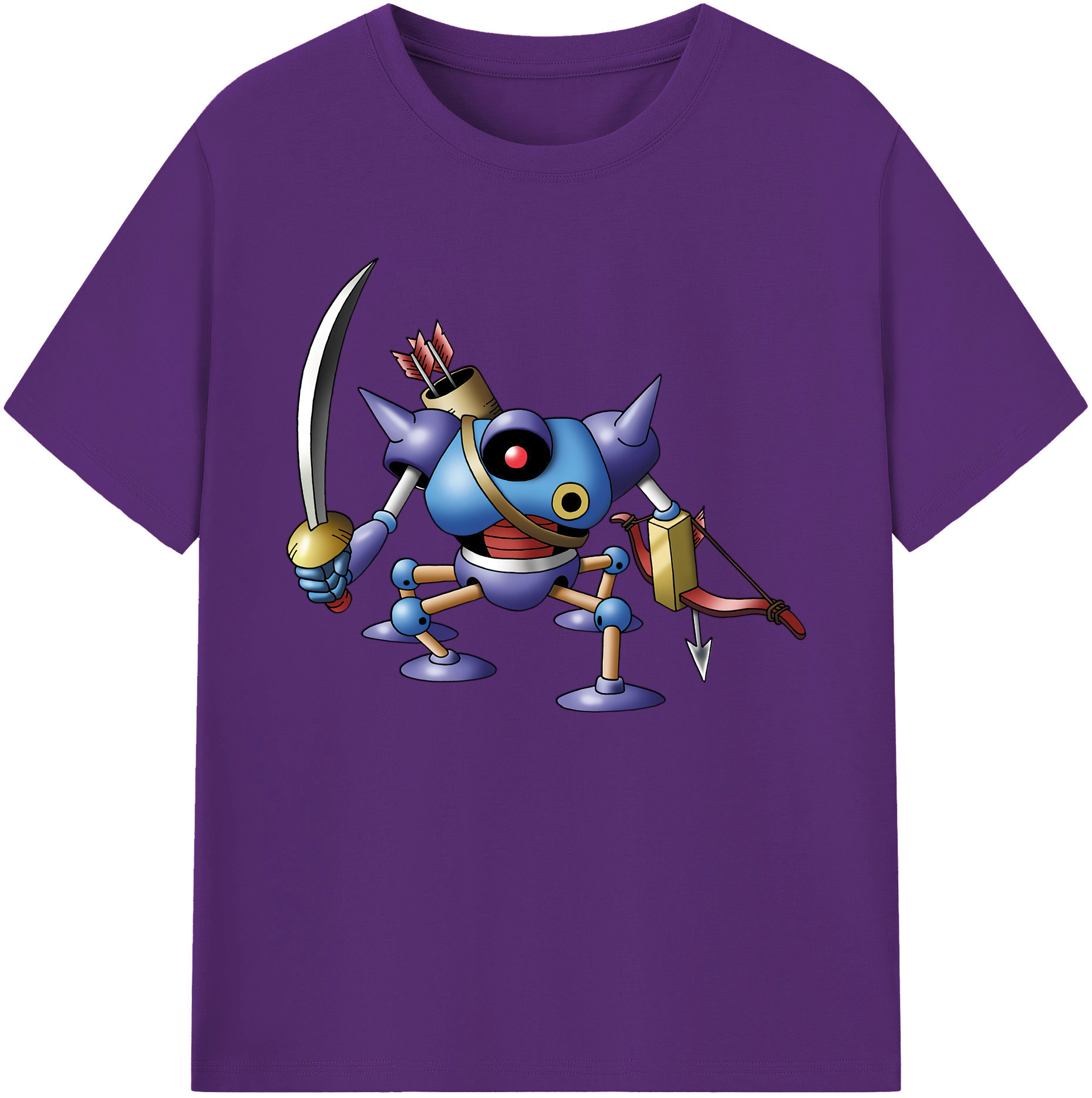 （画像用） ドラゴンクエスト Doragon Kuesuto Dragon Quest 綿100％ メンズ半袖Tシャツ｜肌触りやわらか＆通気性