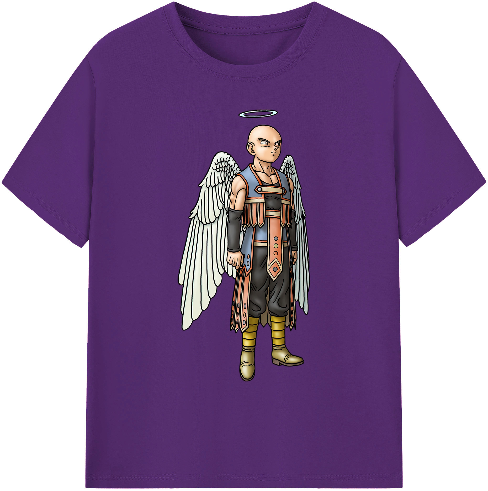 （画像用） ドラゴンクエスト Doragon Kuesuto Dragon Quest 綿100％ メンズ半袖Tシャツ｜肌触りやわらか＆通気性