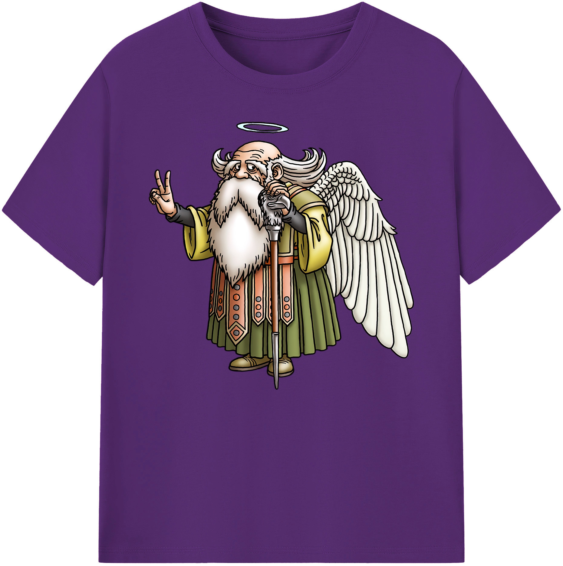 （画像用） ドラゴンクエスト Doragon Kuesuto Dragon Quest 綿100％ メンズ半袖Tシャツ｜肌触りやわらか＆通気性
