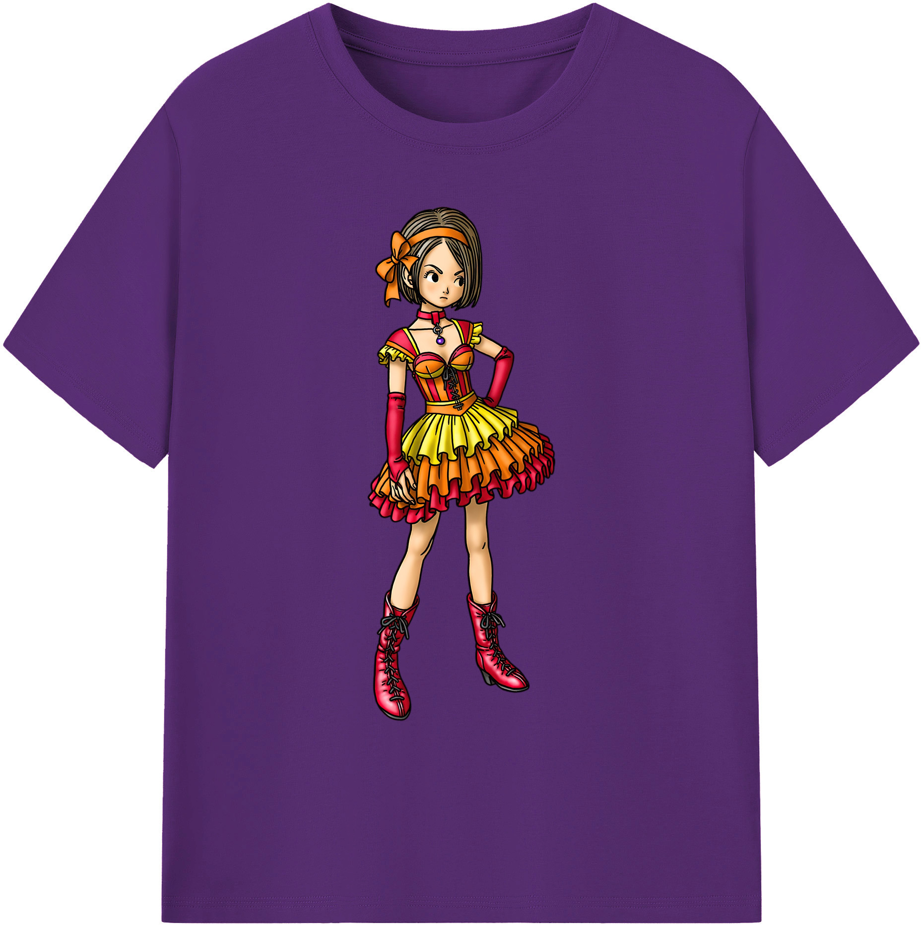 （画像用） ドラゴンクエスト Doragon Kuesuto Dragon Quest 綿100％ メンズ半袖Tシャツ｜肌触りやわらか＆通気性