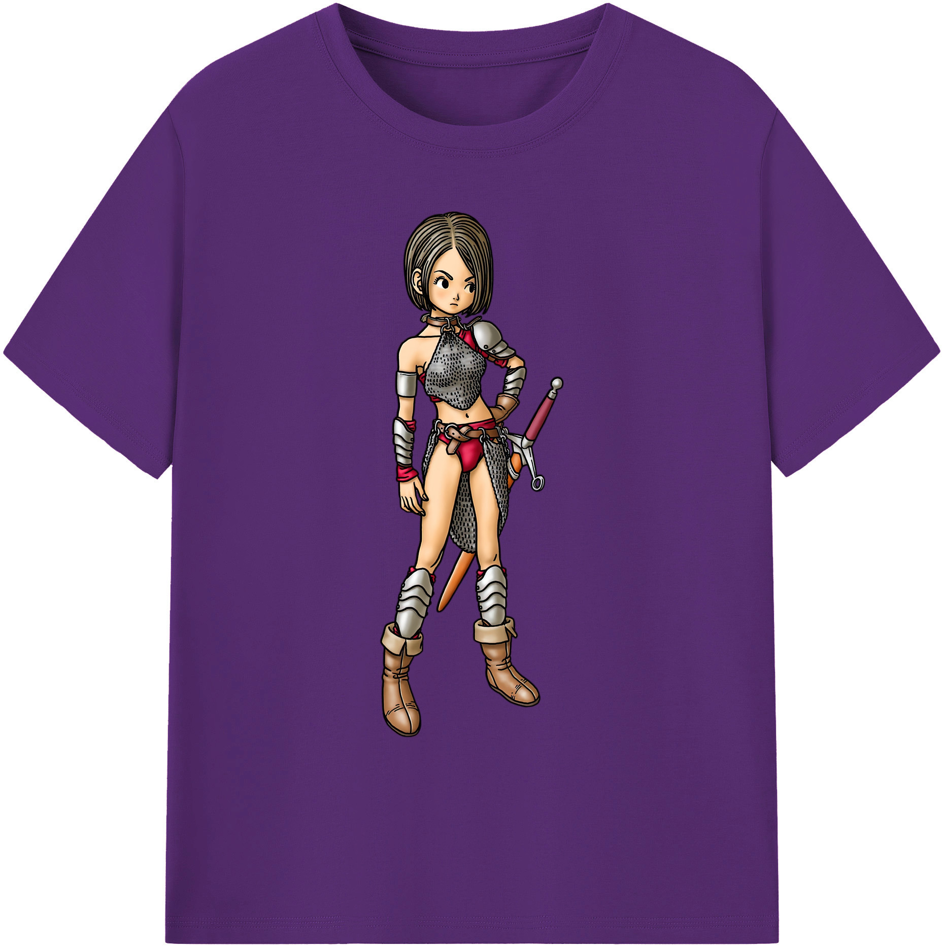 （画像用） ドラゴンクエスト Doragon Kuesuto Dragon Quest 綿100％ メンズ半袖Tシャツ｜肌触りやわらか＆通気性