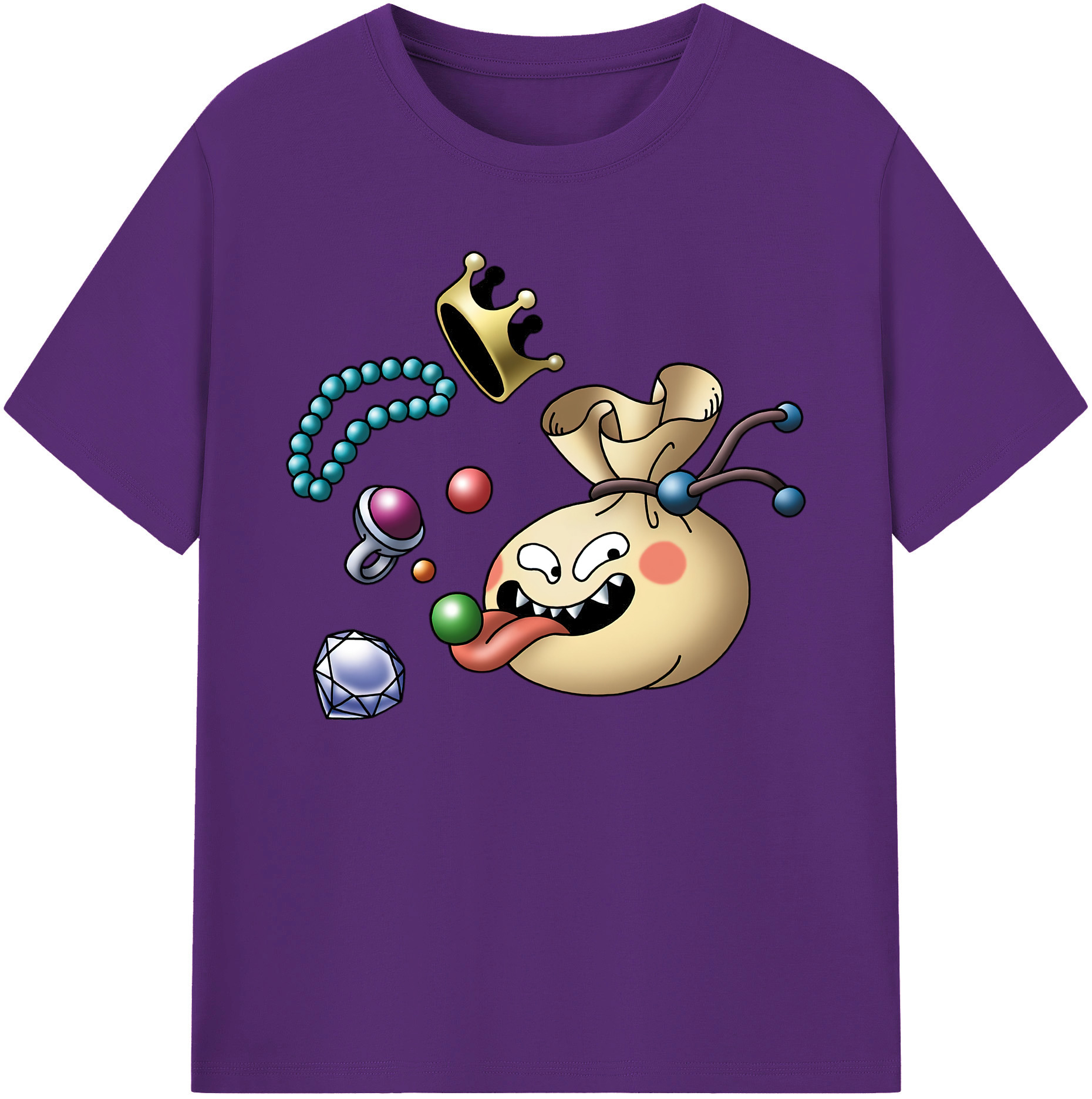 （画像用） ドラゴンクエスト Doragon Kuesuto Dragon Quest 綿100％ メンズ半袖Tシャツ｜肌触りやわらか＆通気性