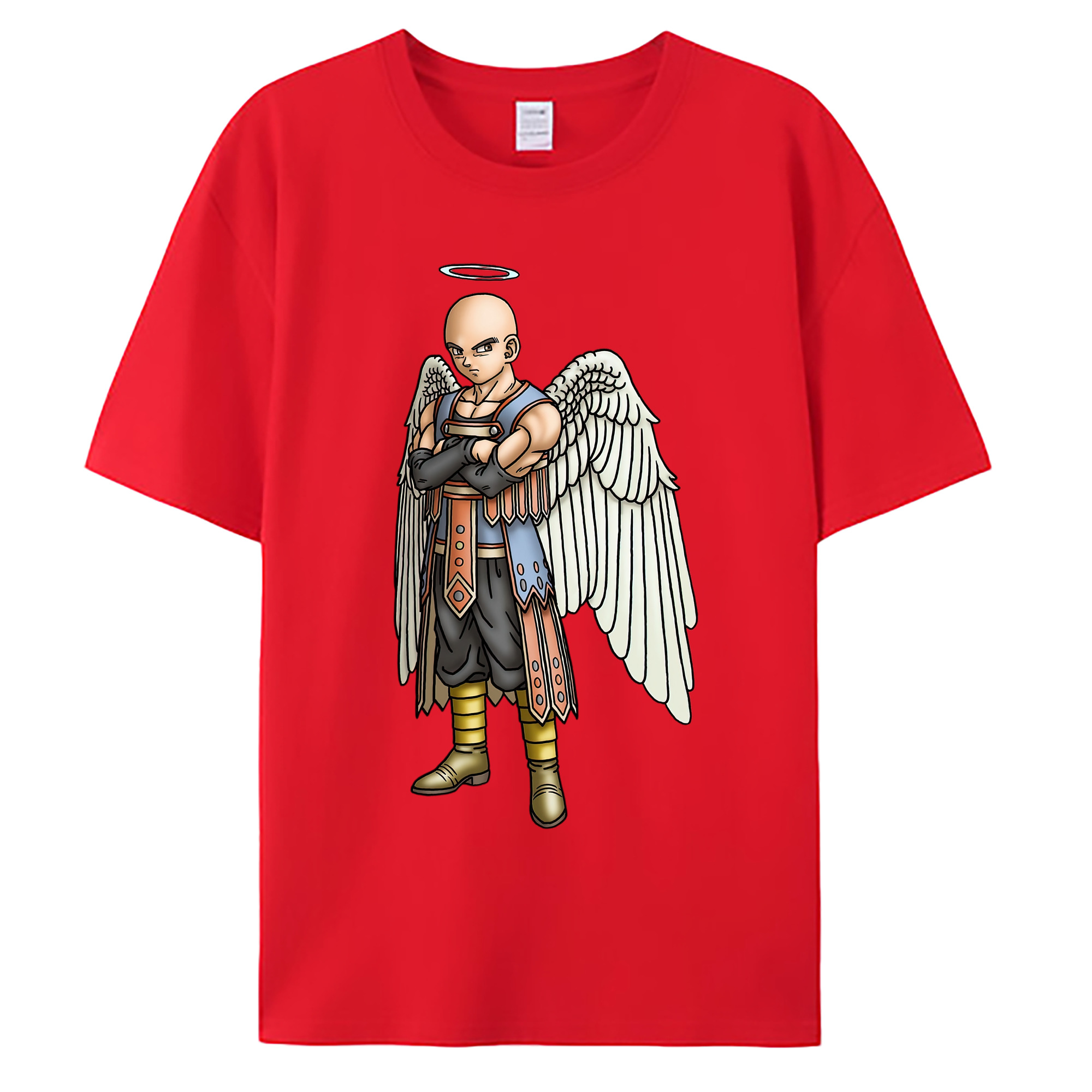 （画像用） ドラゴンクエスト Doragon Kuesuto Dragon Quest 綿100％ メンズ半袖Tシャツ｜肌触りやわらか＆通気性