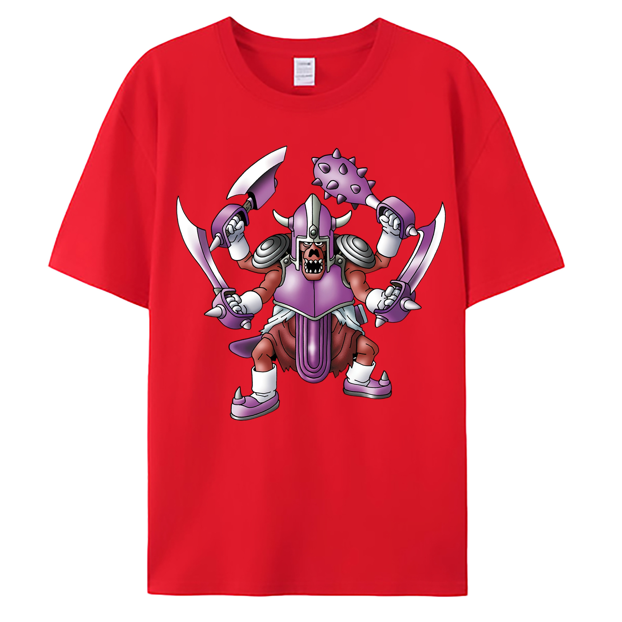 （画像用） ドラゴンクエスト Doragon Kuesuto Dragon Quest 綿100％ メンズ半袖Tシャツ｜肌触りやわらか＆通気性