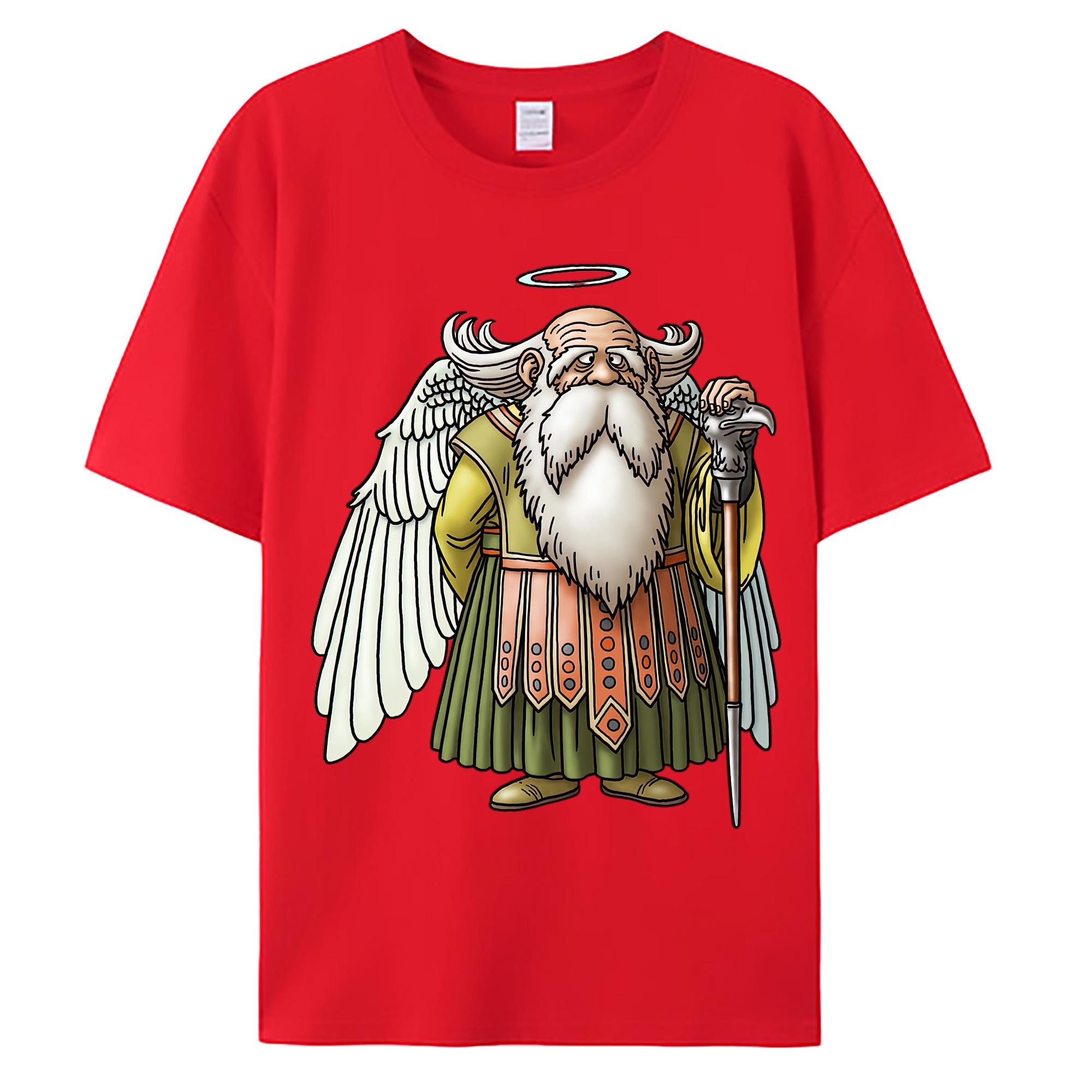 （画像用） ドラゴンクエスト Doragon Kuesuto Dragon Quest 綿100％ メンズ半袖Tシャツ｜肌触りやわらか＆通気性