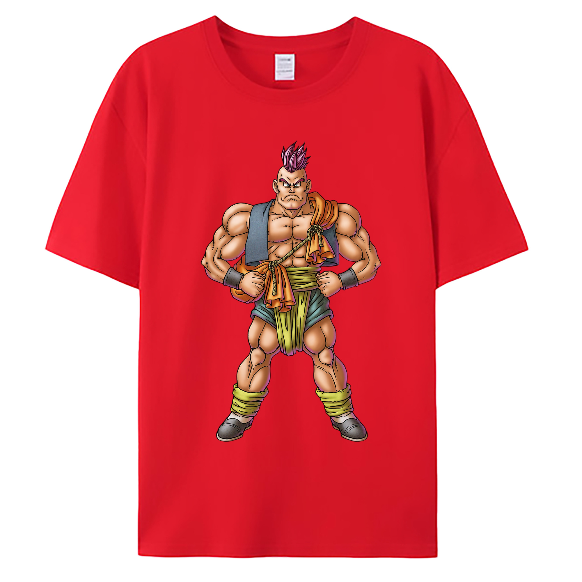 （画像用） ドラゴンクエスト Doragon Kuesuto Dragon Quest 綿100％ メンズ半袖Tシャツ｜肌触りやわらか＆通気性