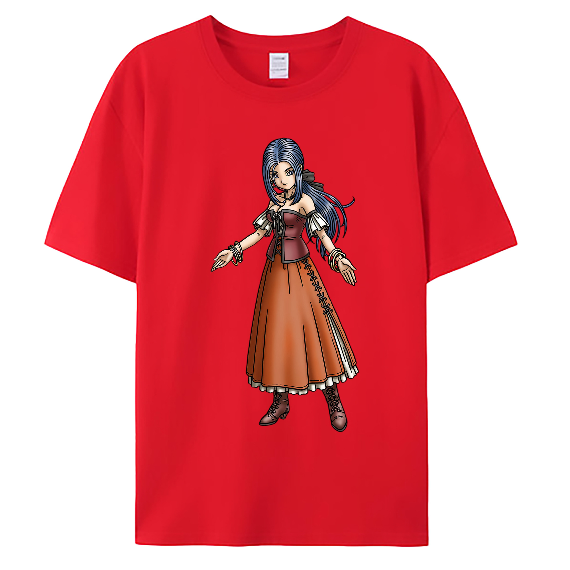 （画像用） ドラゴンクエスト Doragon Kuesuto Dragon Quest 綿100％ メンズ半袖Tシャツ｜肌触りやわらか＆通気性