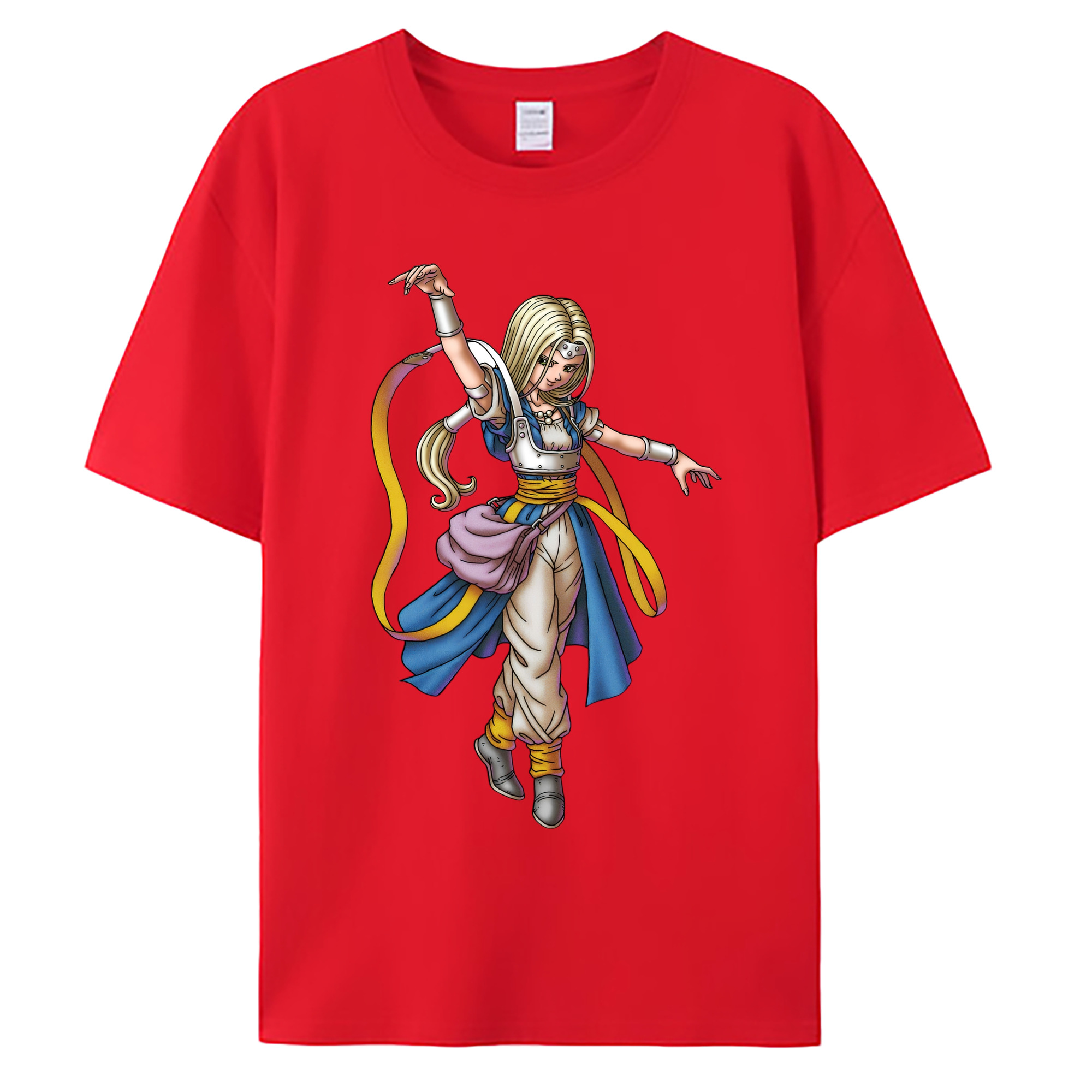 （画像用） ドラゴンクエスト Doragon Kuesuto Dragon Quest 綿100％ メンズ半袖Tシャツ｜肌触りやわらか＆通気性