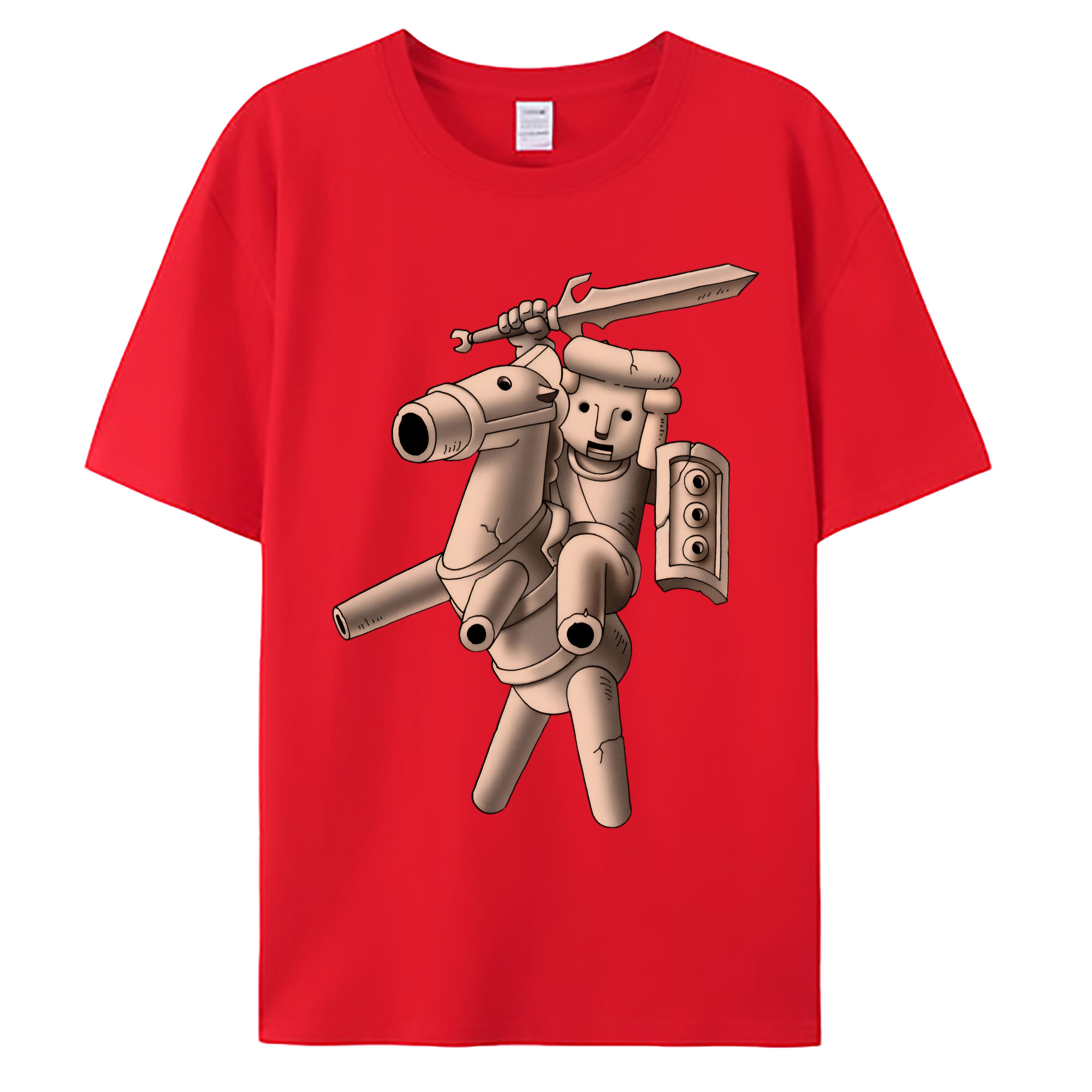 （画像用） ドラゴンクエスト Doragon Kuesuto Dragon Quest 綿100％ メンズ半袖Tシャツ｜肌触りやわらか＆通気性