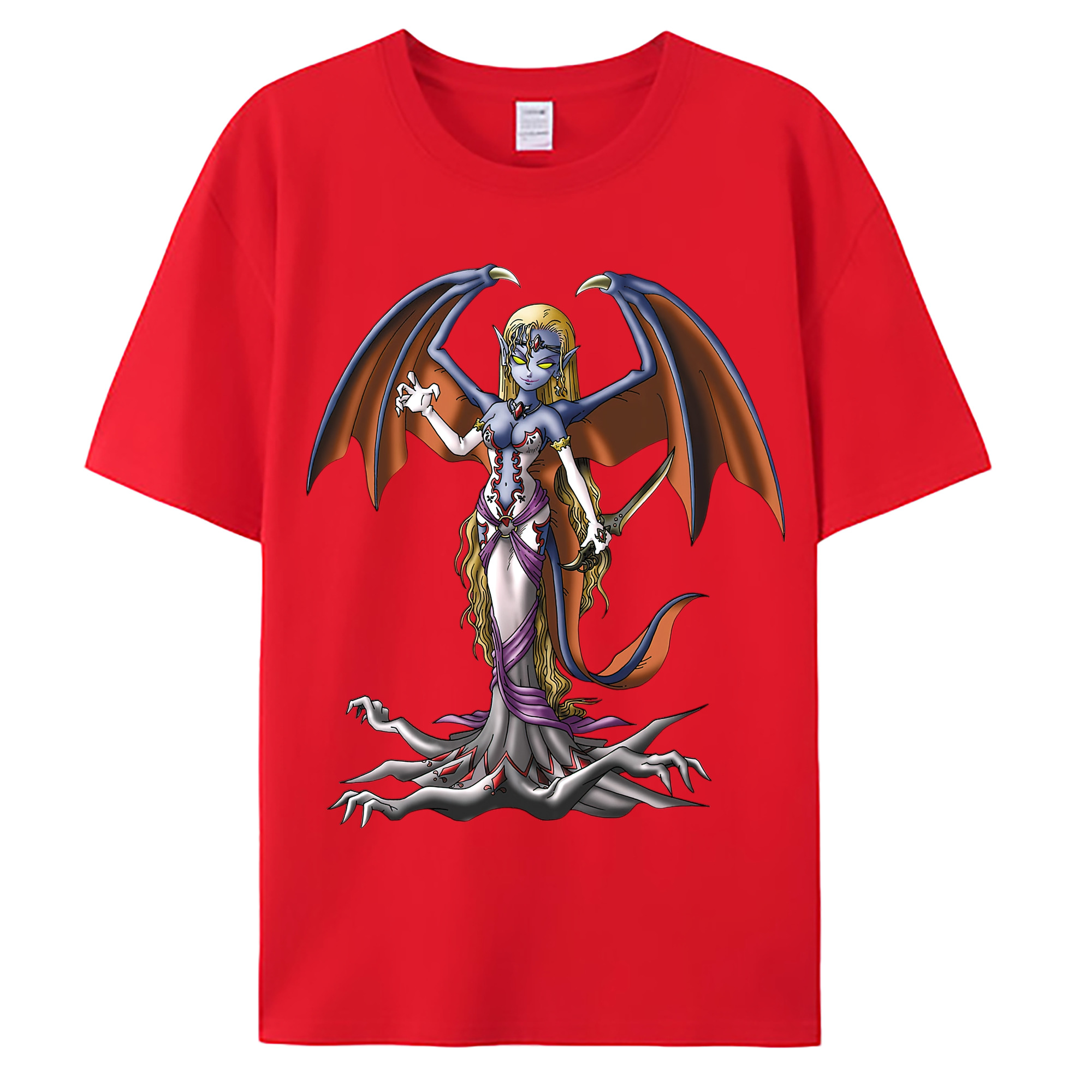 （画像用） ドラゴンクエスト Doragon Kuesuto Dragon Quest 綿100％ メンズ半袖Tシャツ｜肌触りやわらか＆通気性