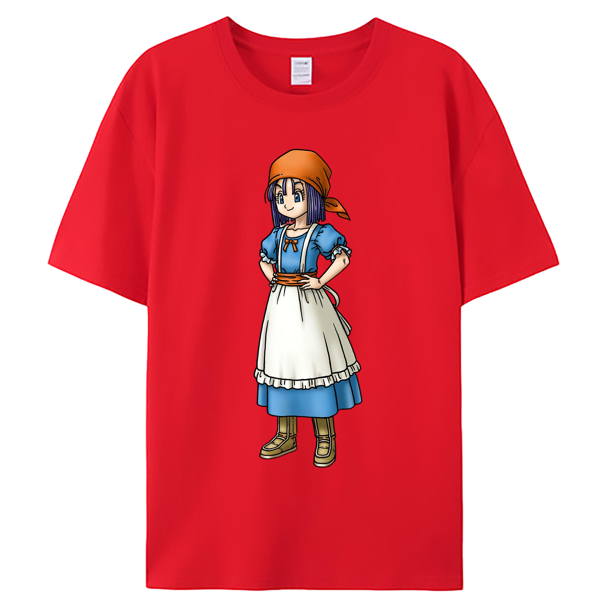 （画像用） ドラゴンクエスト Doragon Kuesuto Dragon Quest 綿100％ メンズ半袖Tシャツ｜肌触りやわらか＆通気性