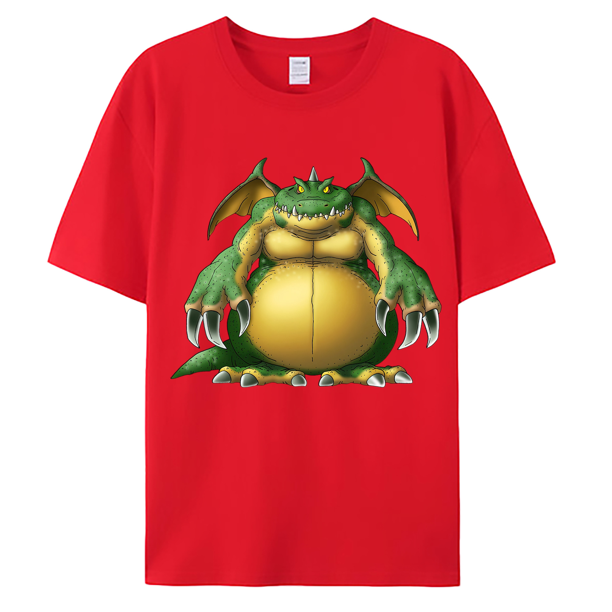 （画像用） ドラゴンクエスト Doragon Kuesuto Dragon Quest 綿100％ メンズ半袖Tシャツ｜肌触りやわらか＆通気性