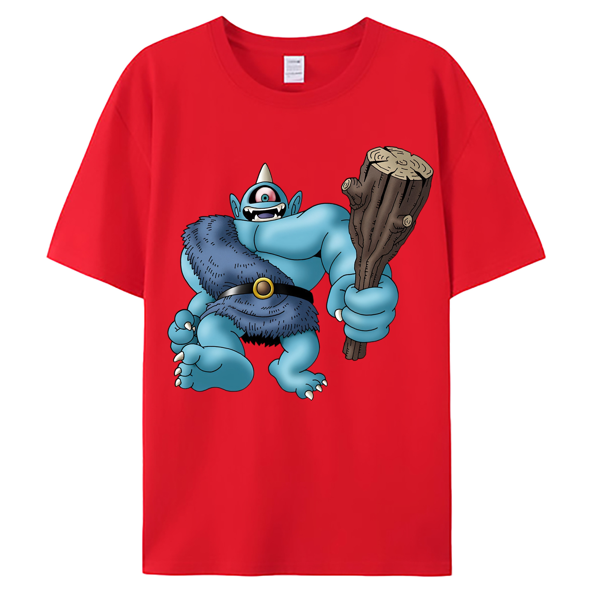 （画像用） ドラゴンクエスト Doragon Kuesuto Dragon Quest 綿100％ メンズ半袖Tシャツ｜肌触りやわらか＆通気性