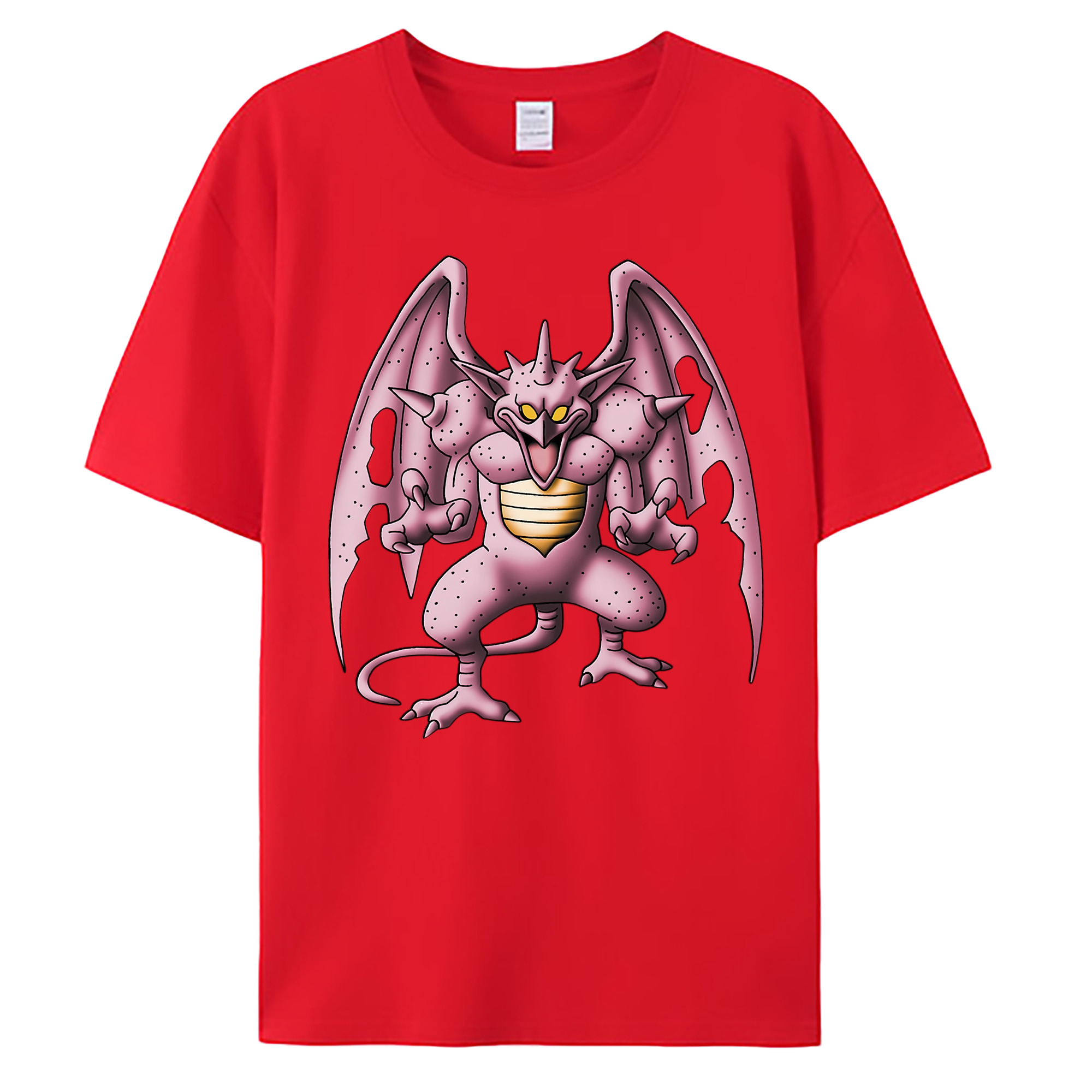 （画像用） ドラゴンクエスト Doragon Kuesuto Dragon Quest 綿100％ メンズ半袖Tシャツ｜肌触りやわらか＆通気性