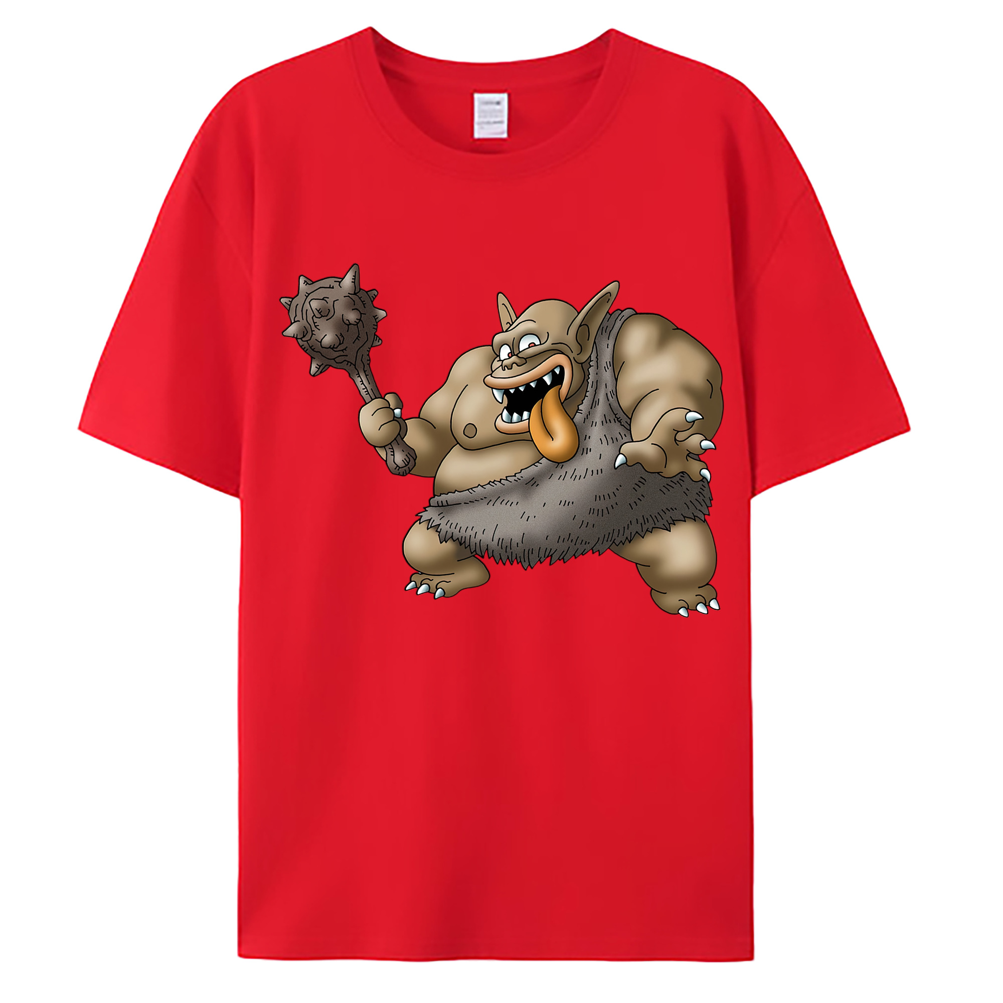 （画像用） ドラゴンクエスト Doragon Kuesuto Dragon Quest 綿100％ メンズ半袖Tシャツ｜肌触りやわらか＆通気性