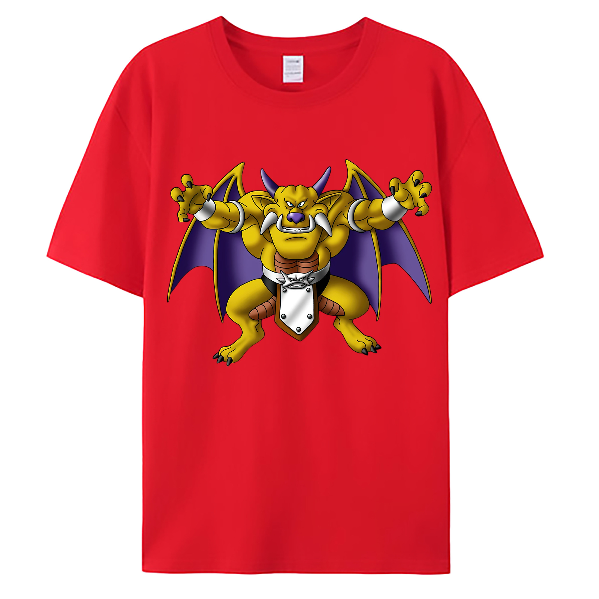 （画像用） ドラゴンクエスト Doragon Kuesuto Dragon Quest 綿100％ メンズ半袖Tシャツ｜肌触りやわらか＆通気性