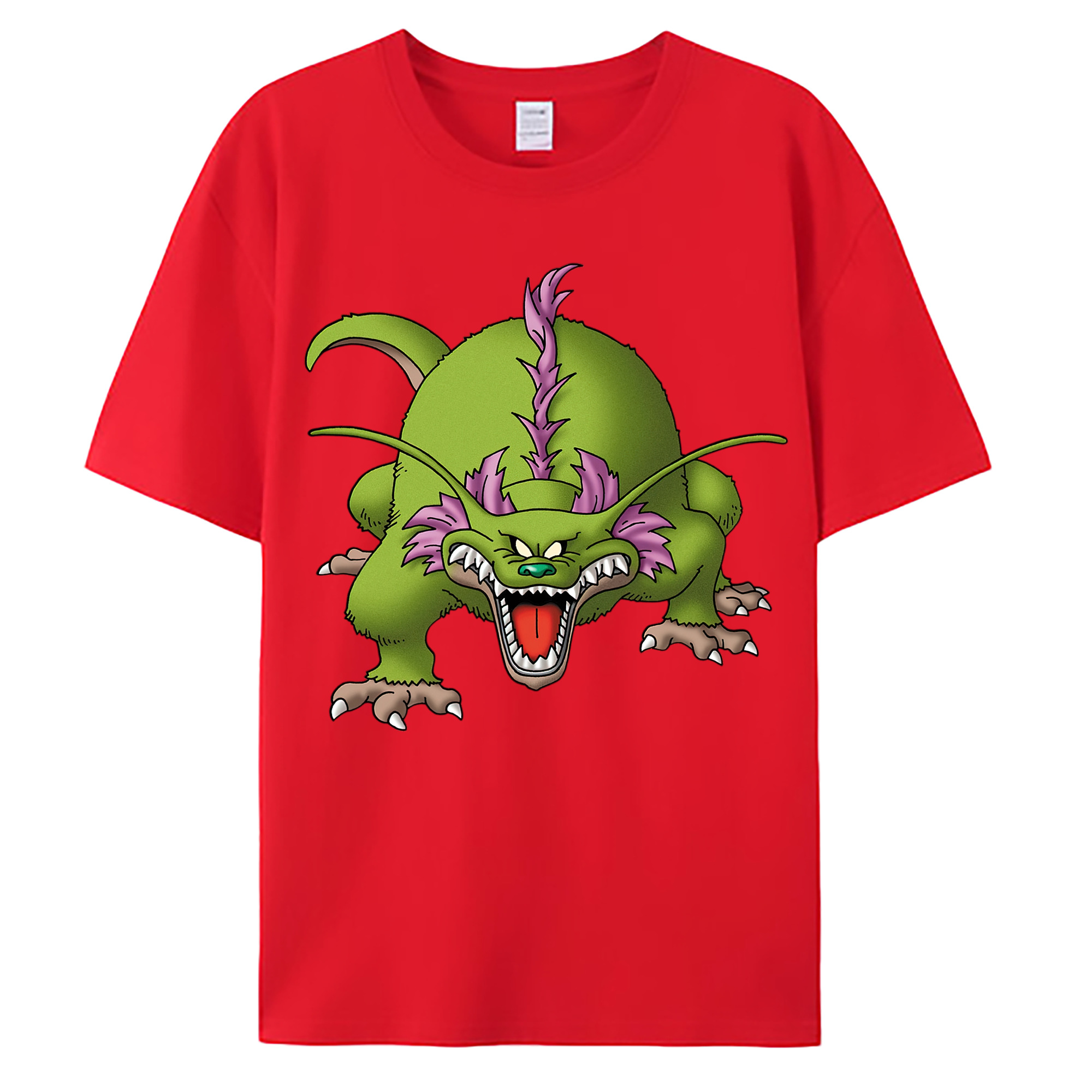 （画像用） ドラゴンクエスト Doragon Kuesuto Dragon Quest 綿100％ メンズ半袖Tシャツ｜肌触りやわらか＆通気性