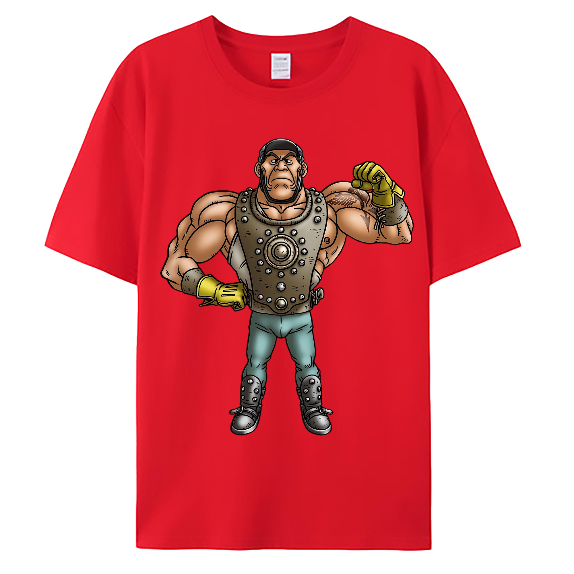 （画像用） ドラゴンクエスト Doragon Kuesuto Dragon Quest 綿100％ メンズ半袖Tシャツ｜肌触りやわらか＆通気性