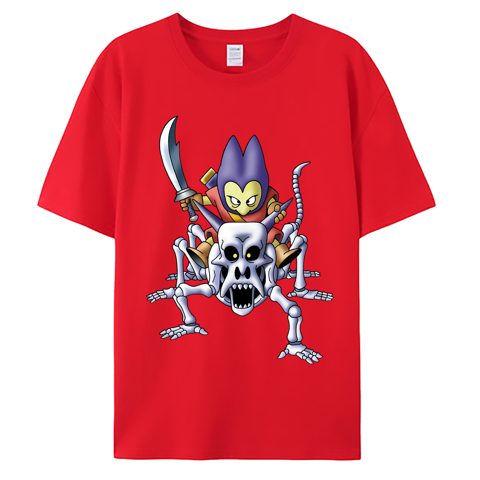 （画像用） ドラゴンクエスト Doragon Kuesuto Dragon Quest 綿100％ メンズ半袖Tシャツ｜肌触りやわらか＆通気性