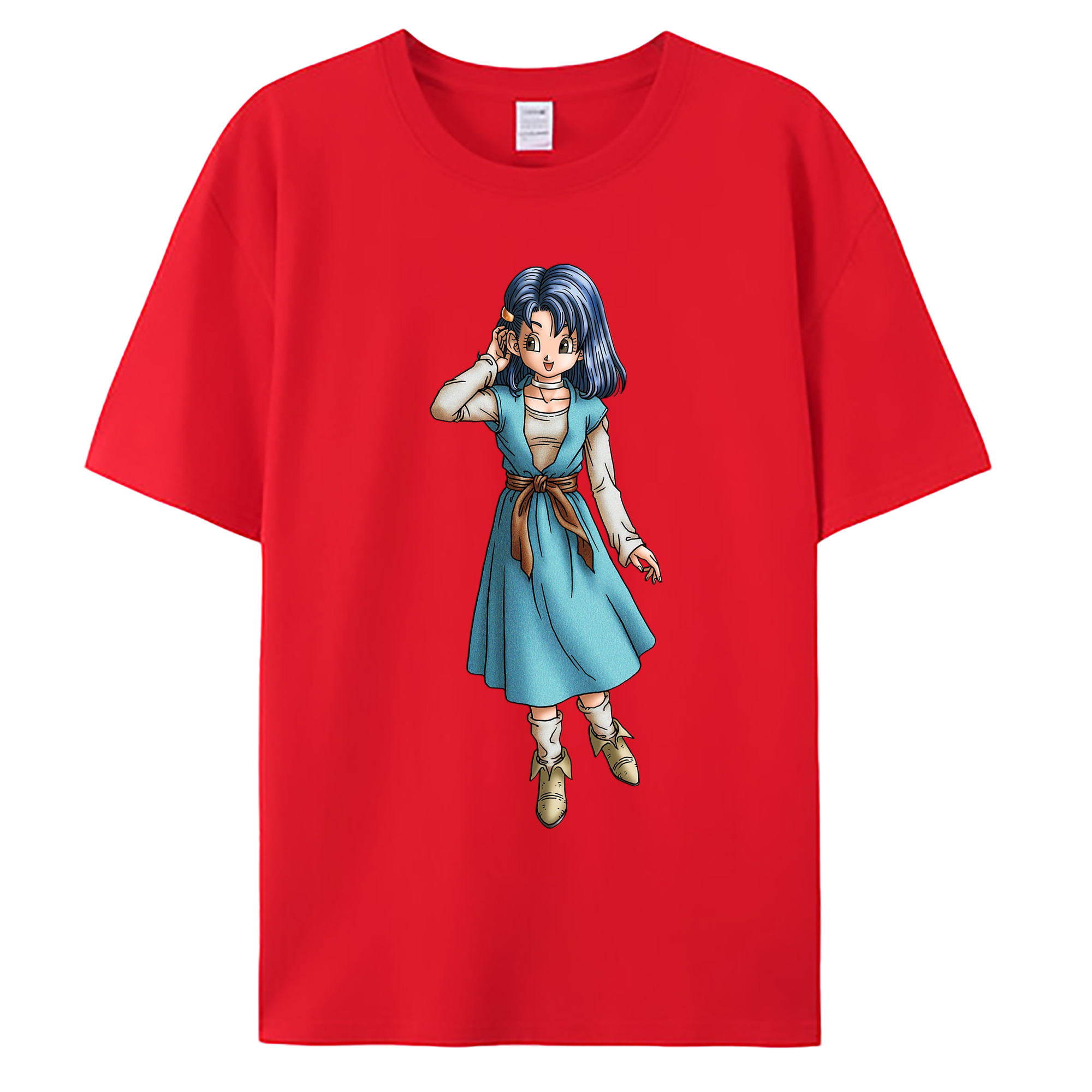 （画像用） ドラゴンクエスト Doragon Kuesuto Dragon Quest 綿100％ メンズ半袖Tシャツ｜肌触りやわらか＆通気性