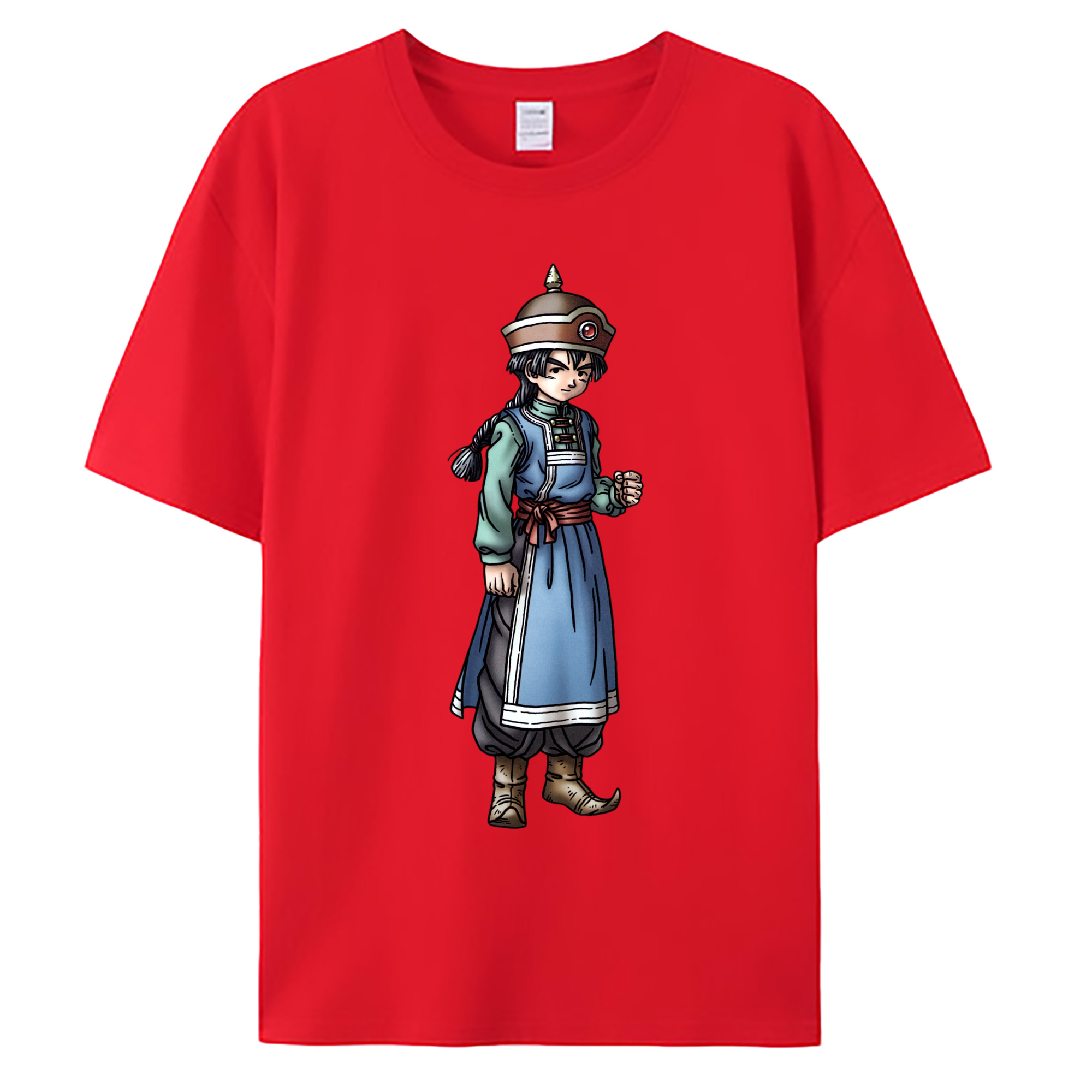 （画像用） ドラゴンクエスト Doragon Kuesuto Dragon Quest 綿100％ メンズ半袖Tシャツ｜肌触りやわらか＆通気性