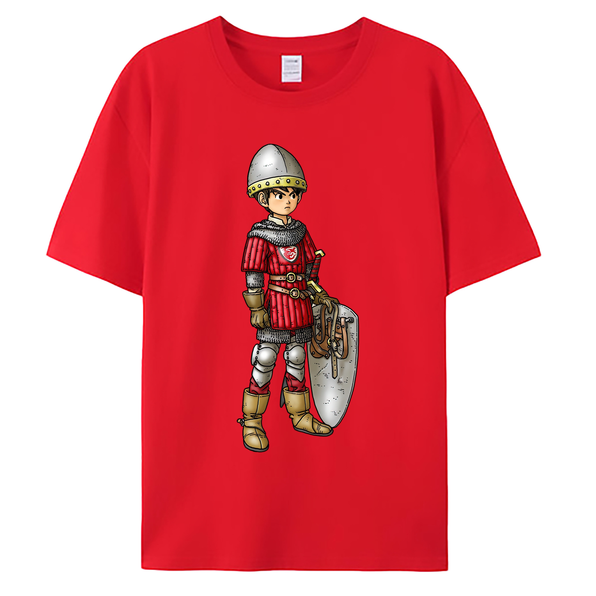 （画像用） ドラゴンクエスト Doragon Kuesuto Dragon Quest 綿100％ メンズ半袖Tシャツ｜肌触りやわらか＆通気性