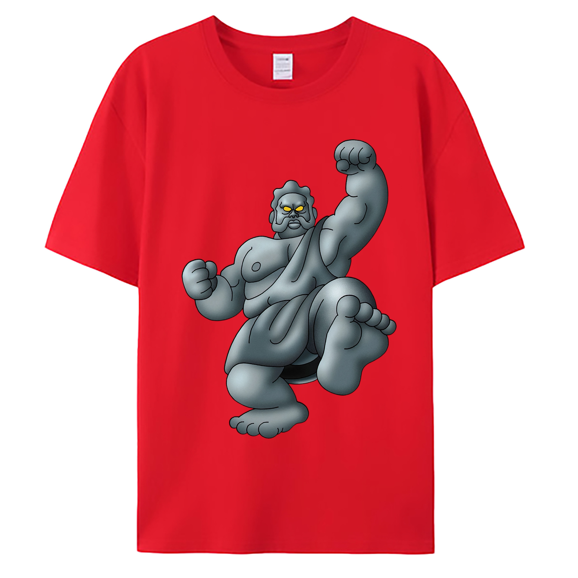 （画像用） ドラゴンクエスト Doragon Kuesuto Dragon Quest 綿100％ メンズ半袖Tシャツ｜肌触りやわらか＆通気性
