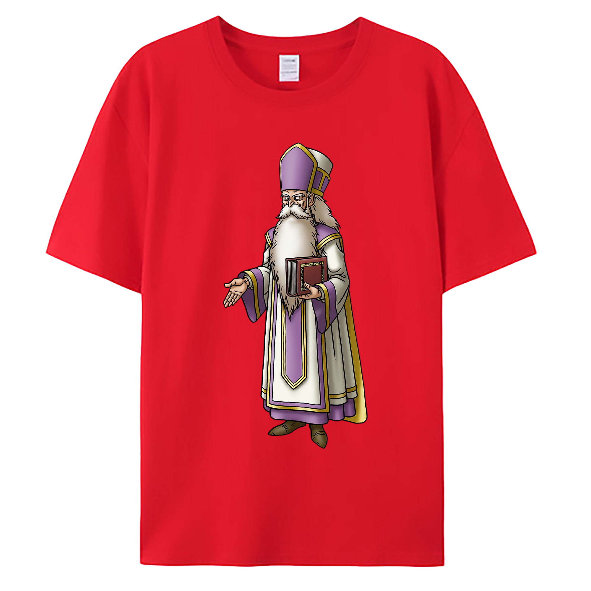 （画像用） ドラゴンクエスト Doragon Kuesuto Dragon Quest 綿100％ メンズ半袖Tシャツ｜肌触りやわらか＆通気性