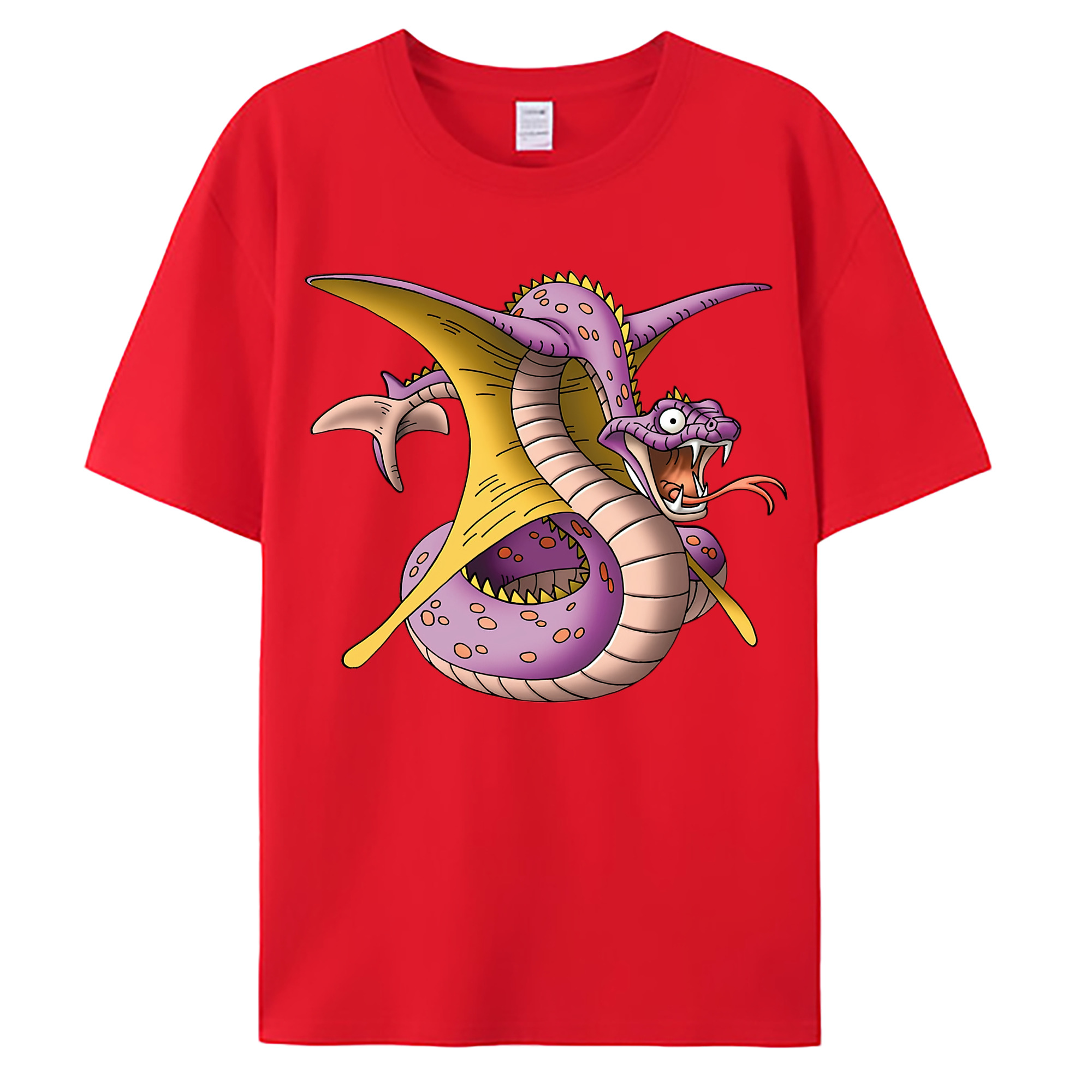 （画像用） ドラゴンクエスト Doragon Kuesuto Dragon Quest 綿100％ メンズ半袖Tシャツ｜肌触りやわらか＆通気性