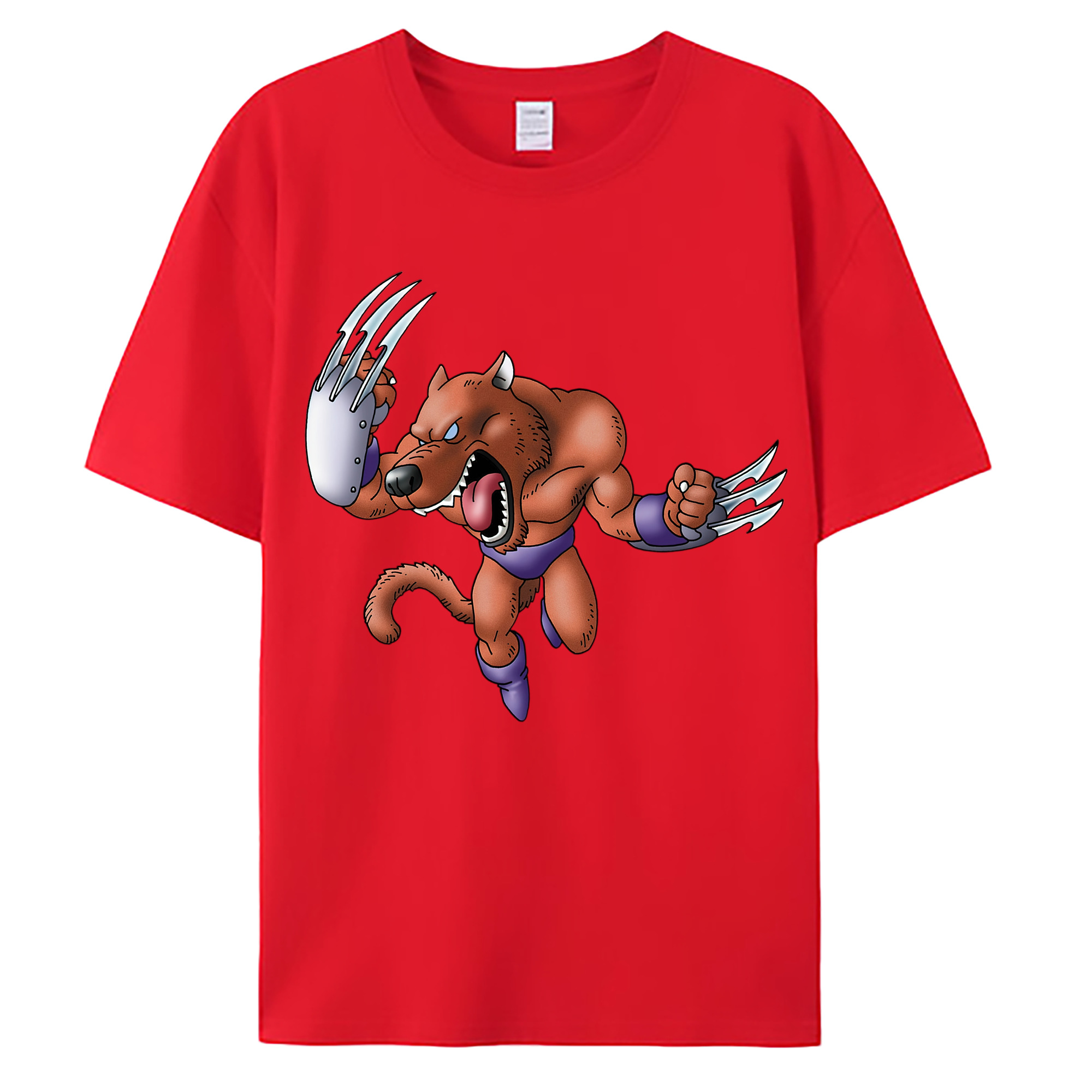 （画像用） ドラゴンクエスト Doragon Kuesuto Dragon Quest 綿100％ メンズ半袖Tシャツ｜肌触りやわらか＆通気性